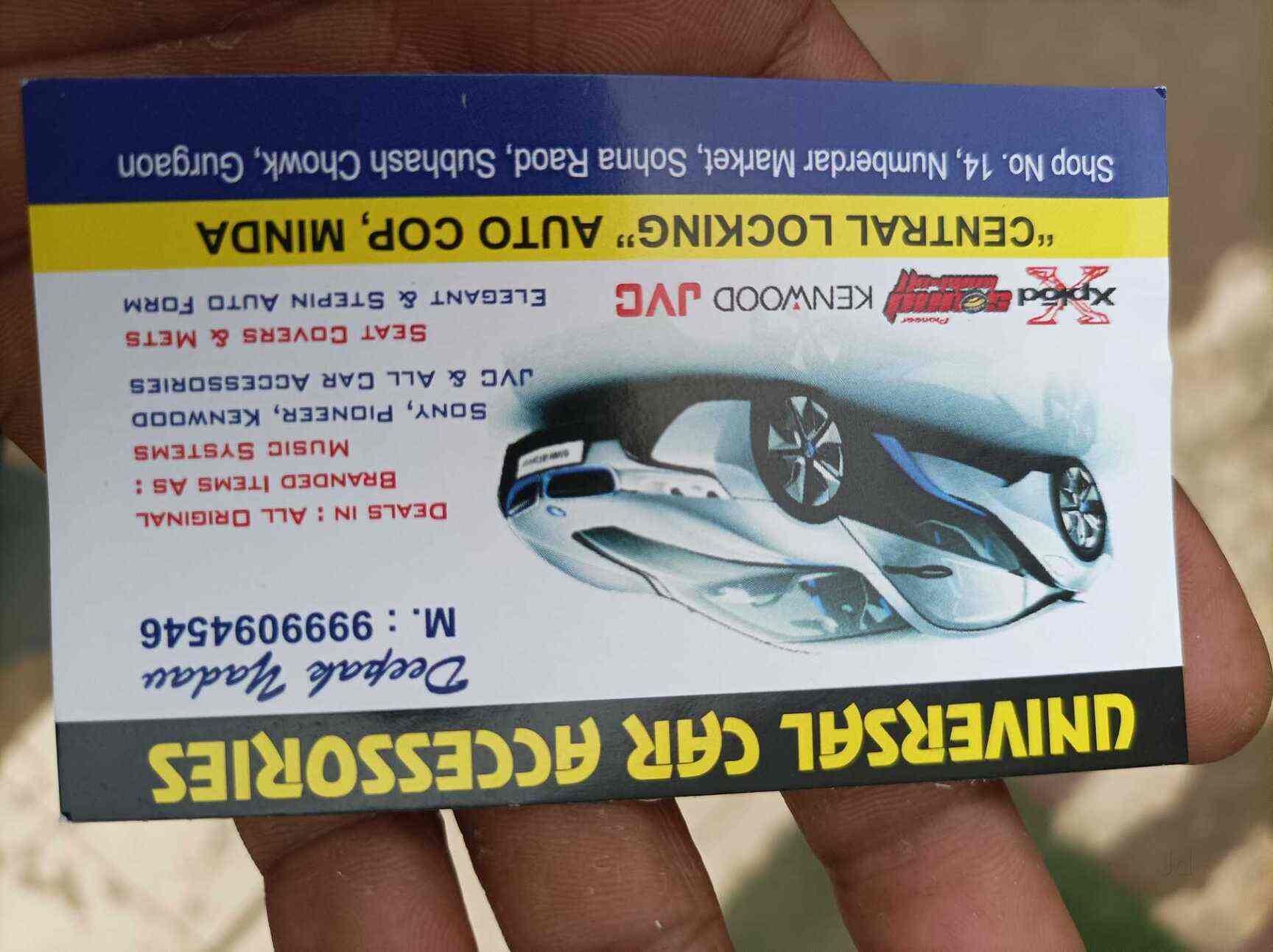 Universal Car Accessories in Sohna Road,Delhi Best Car Accessory