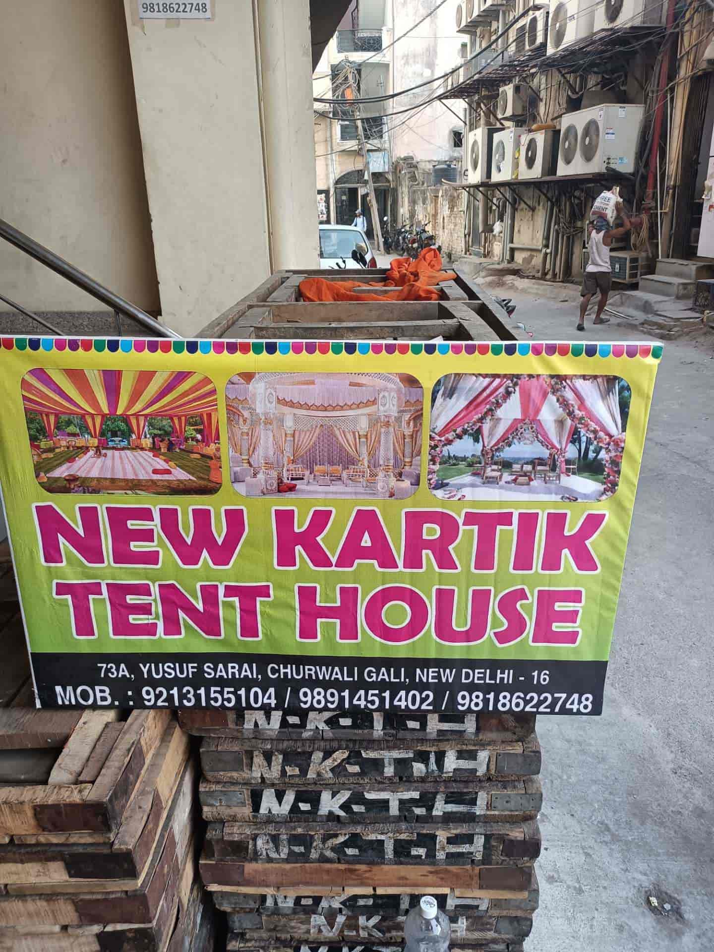 New Kartik Tent House Naveen Sound & Dj in Yusuf SaraiGreen Park,Delhi Best Tent House in