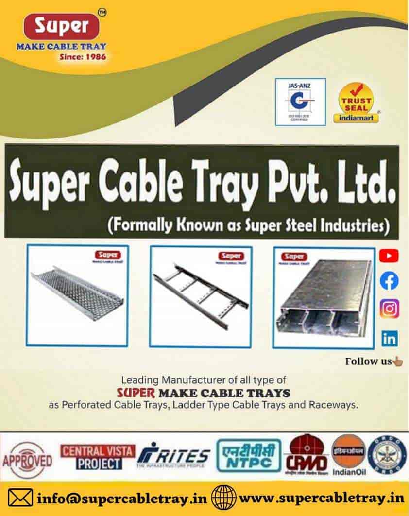 Catalogue Super Cable Tray Pvt.Ltd. in Patparganj , Delhi Justdial