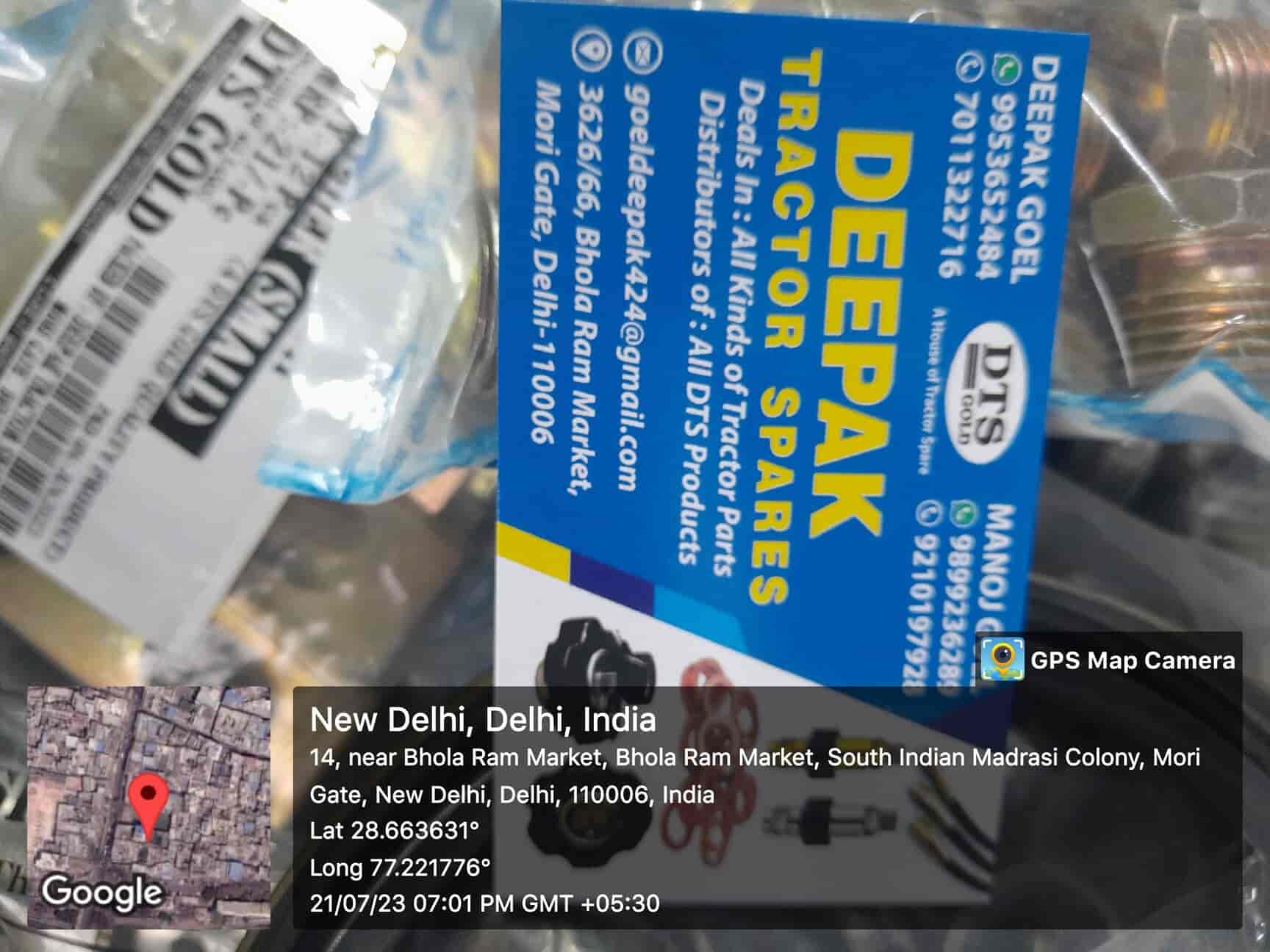 Deepak Tractor Spares in Mori Gate,Delhi Best Tractor Part Dealers in