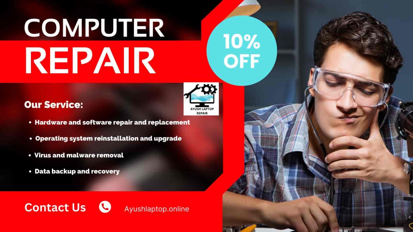 Ayush Laptop Repair in Sewak Parkuttam Nagar,Delhi Best DellLaptop