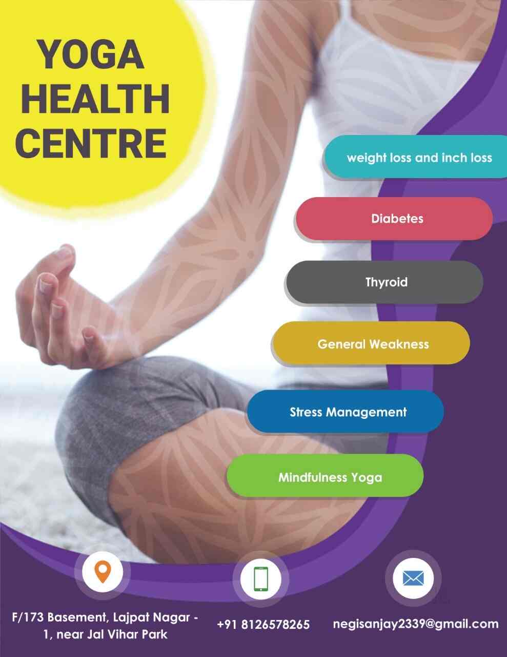 Yoga Health Centre in Lajpat Nagar 1,Delhi Best Meditation Classes in