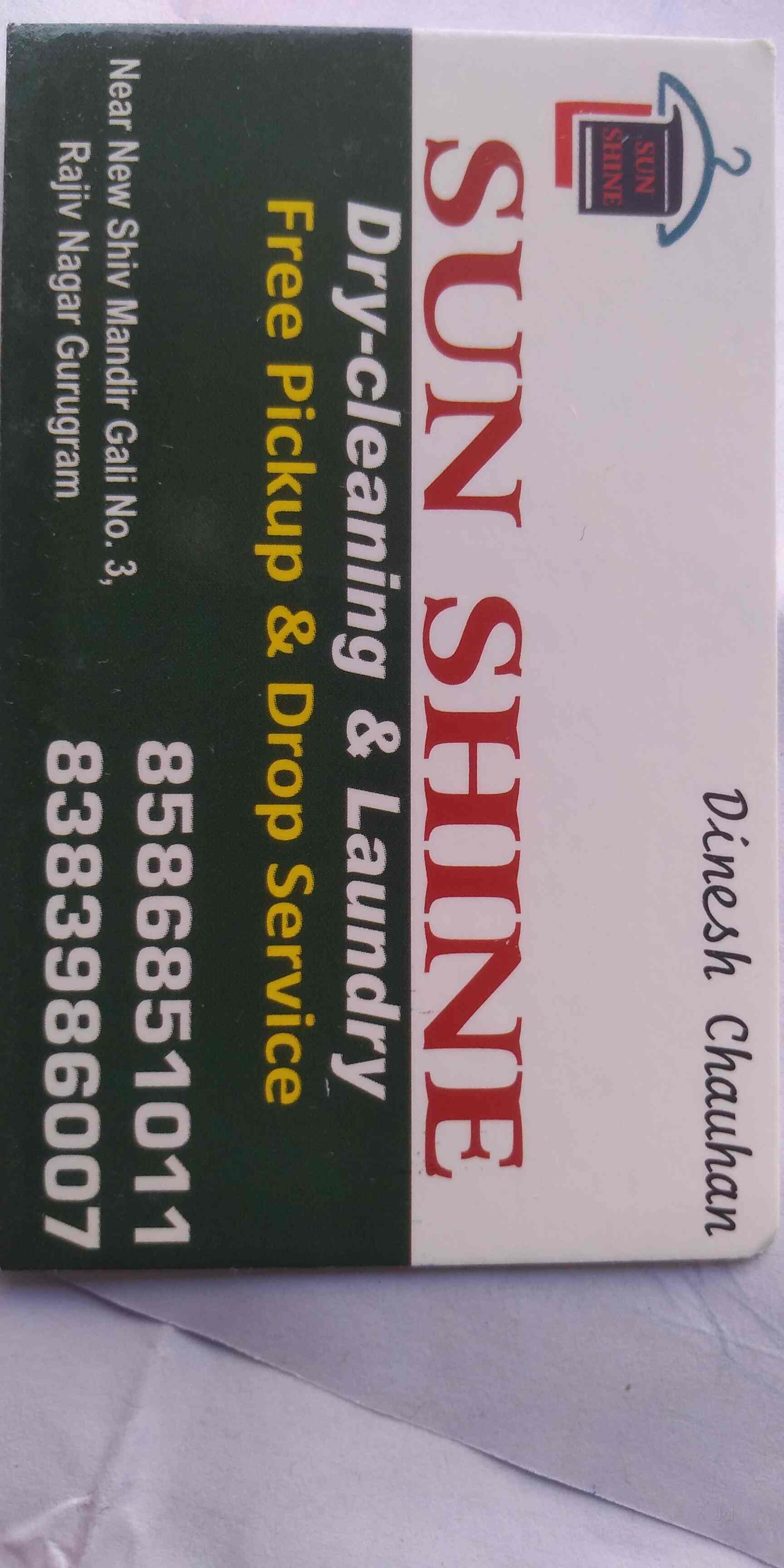 sunshine laundry & dry clean