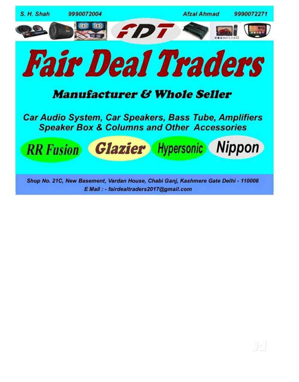 Fair Deal Traders in Kashmere Gate,Delhi Best Car Seat Cover Dealers