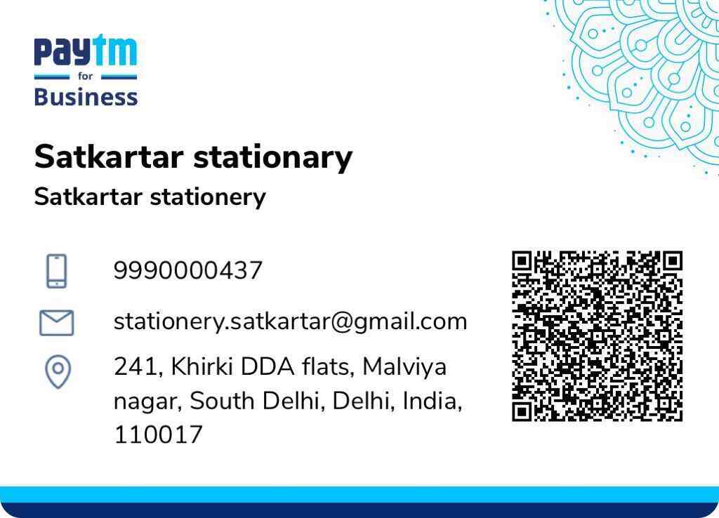 Sat Kartar Stationery in Malviya Nagar,Delhi Best Stationery Shops in