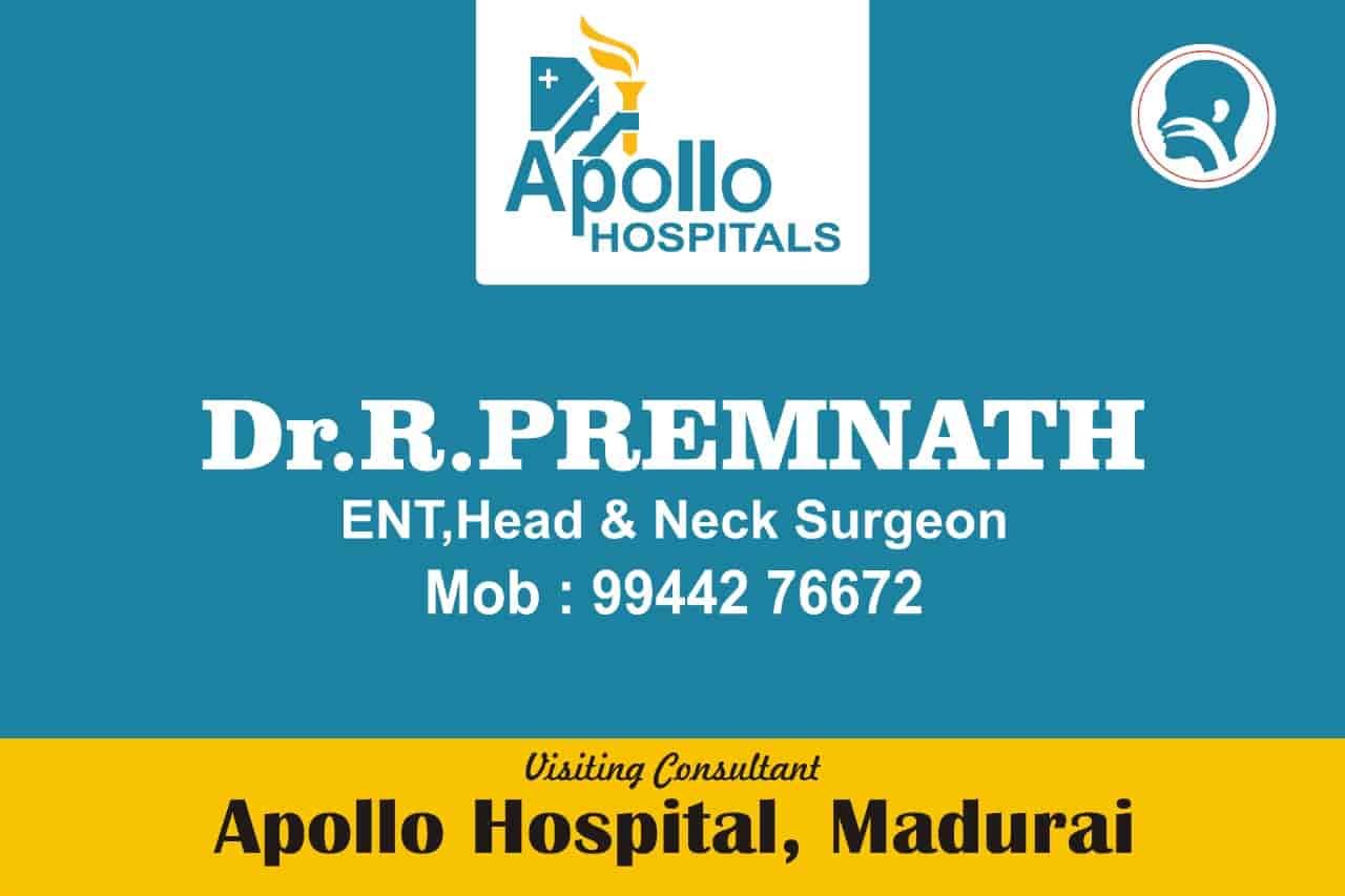 Dr. R Premnath's Ent Clinic in Dindigul HO,Dindigul Best ENT Doctors