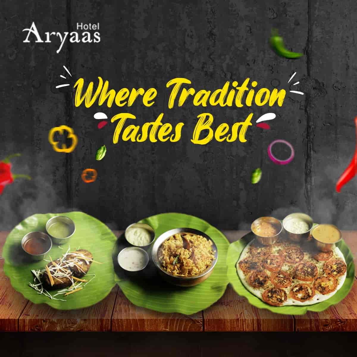 Aryaas in Kakkanad,Ernakulam Order Food Online Best South Indian