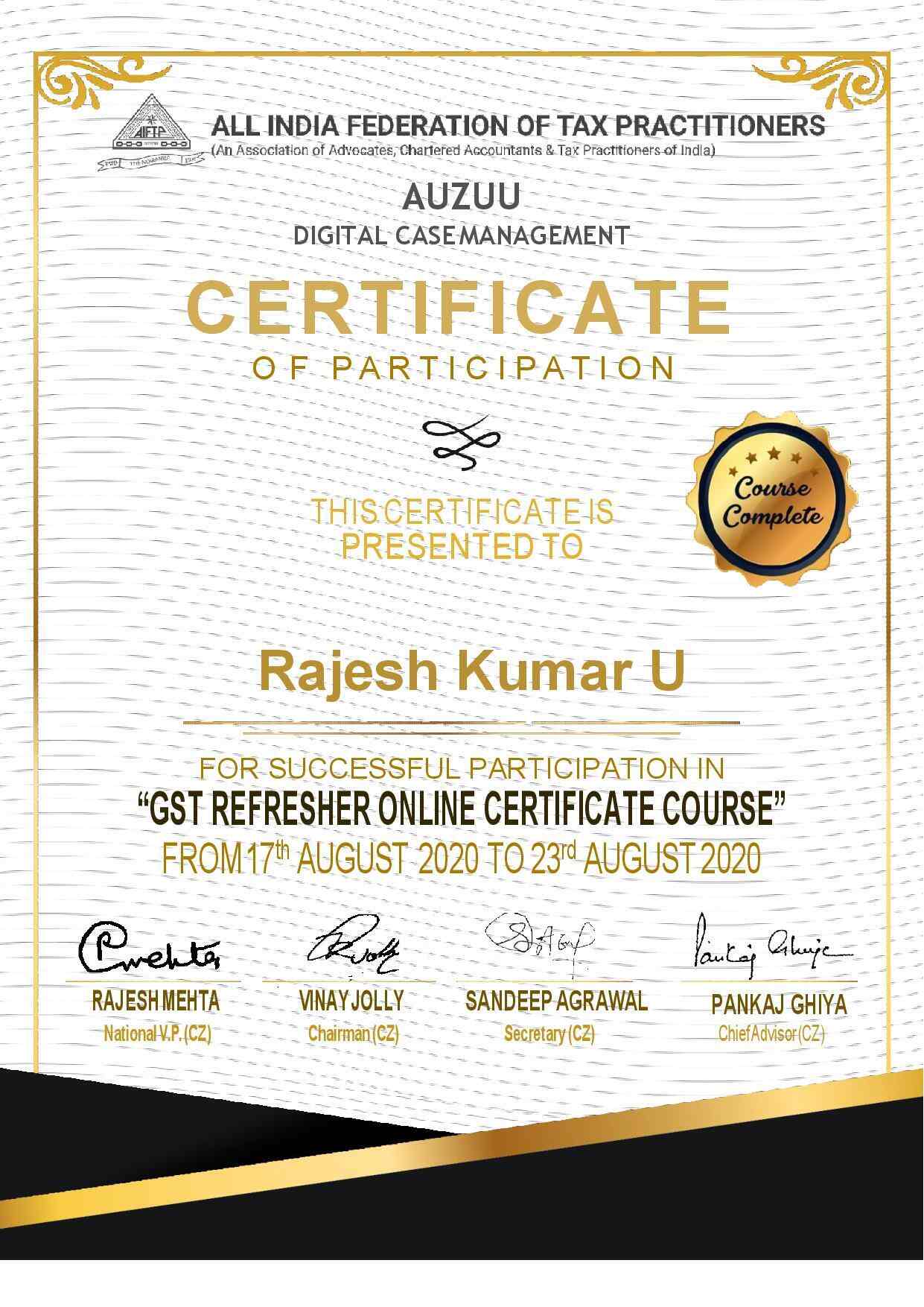 Rajesh Associates Tax Consultants in Aluva,Ernakulam Best Accounting