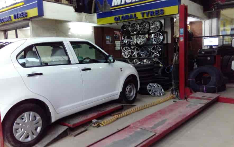 Global Tyres in Palarivattom,Ernakulam Best BridgestoneCar Tyre