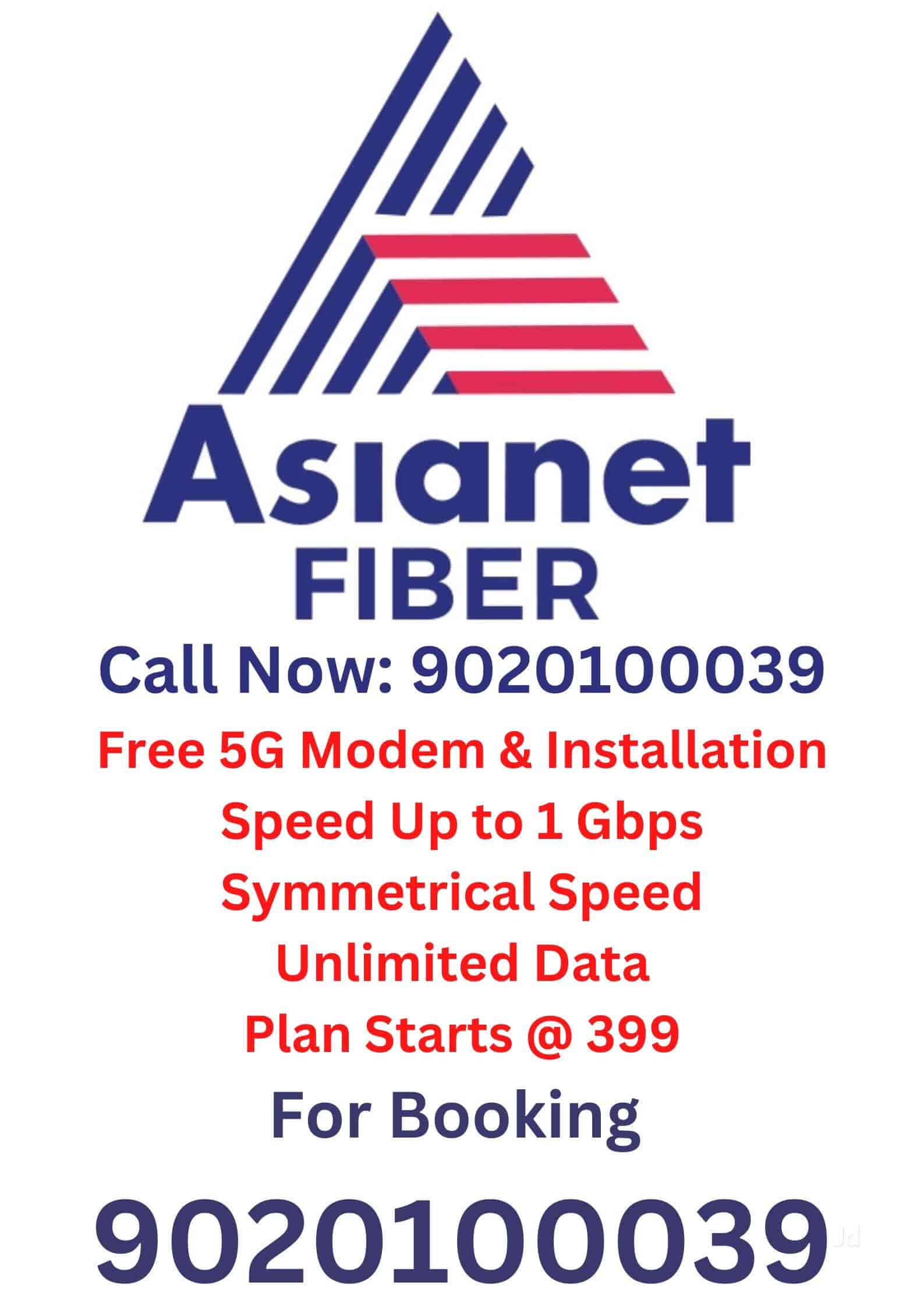 Asianet Fiber Broadband Kaloor Elamakkara Pachalam Vaduthala Palarivattom  Edapally in Kaloor,Ernakulam - Best Internet Service Providers in Ernakulam  - Justdial
