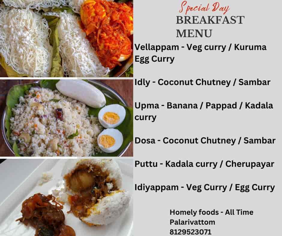 Homely Foods All Time in Palarivattom,Ernakulam Best Home Made Food