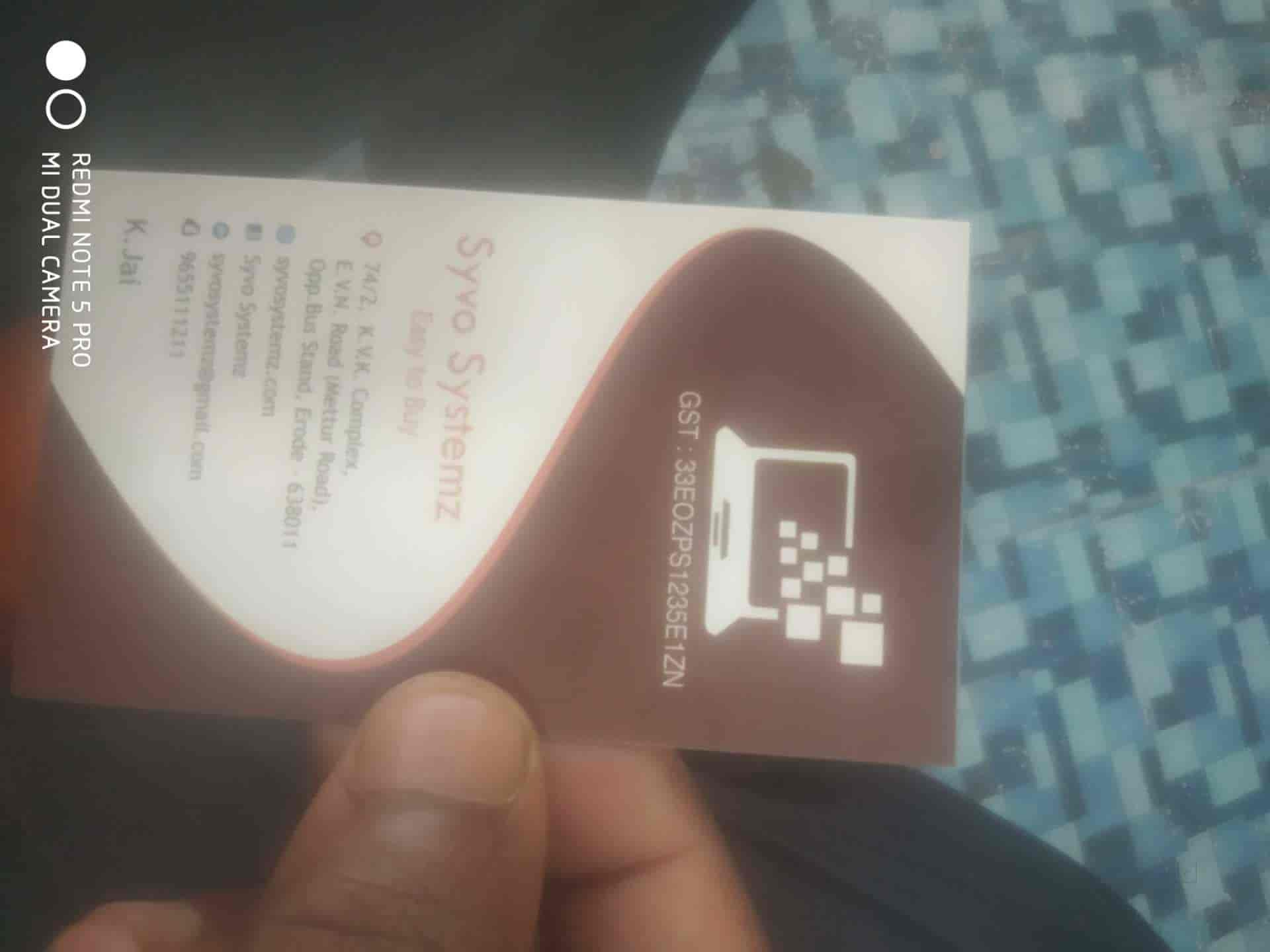 Syvo Systemz in Opposite to Bus Stand,Erode Best DellLaptop Dealers