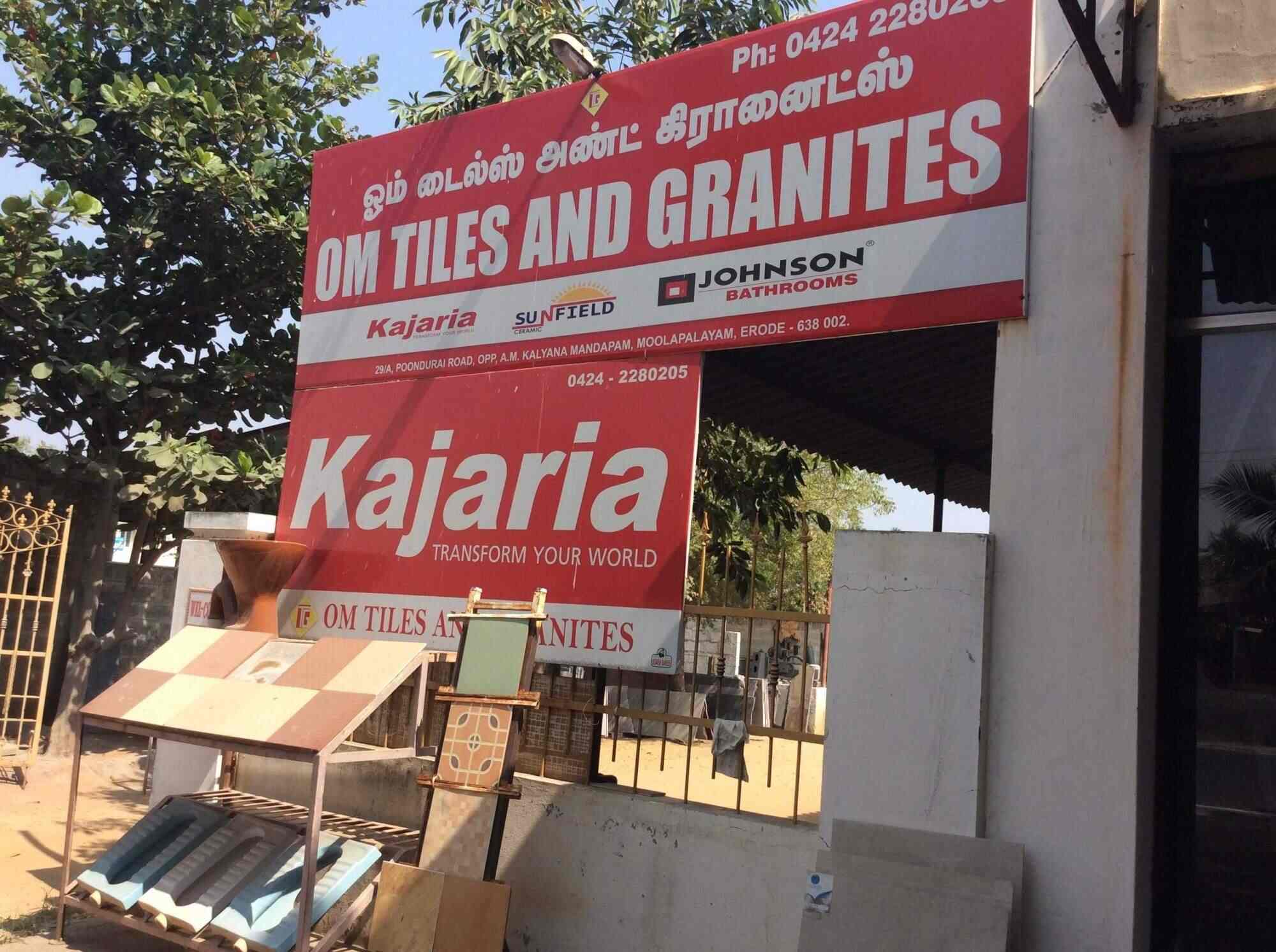 Om Tiles and Granites Dealer from Moolapalayam, Erode, India