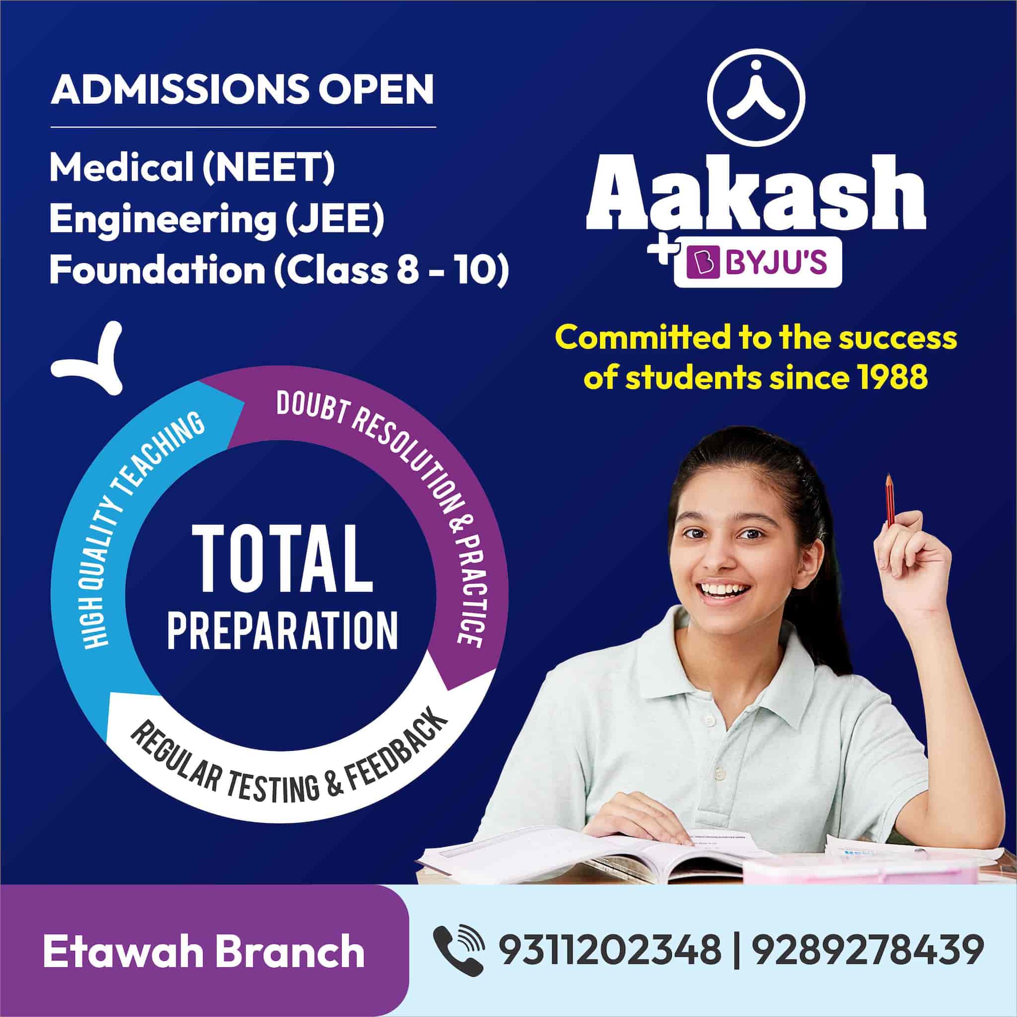 Aakash Institute in Ashok Nagar,Etawah - Tutorials For IIT JEE near me in  Etawah - Justdial