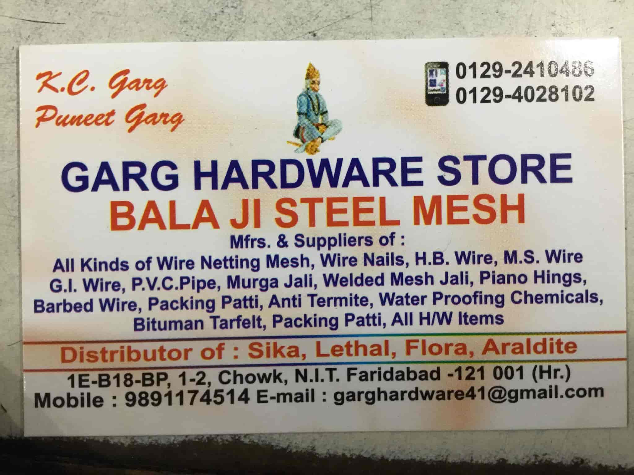 Garg Hardware Store in Faridabad NIT,Delhi Best Hardware Shops in Delhi Justdial