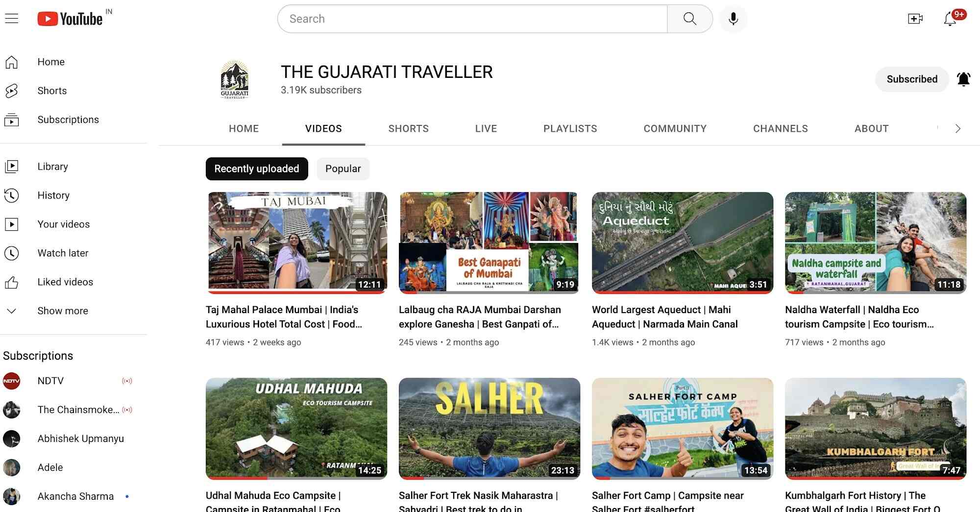 The Gujarati Traveller in Adalaj,Gandhinagargujarat Best Travel Agents in Gandhinagargujarat