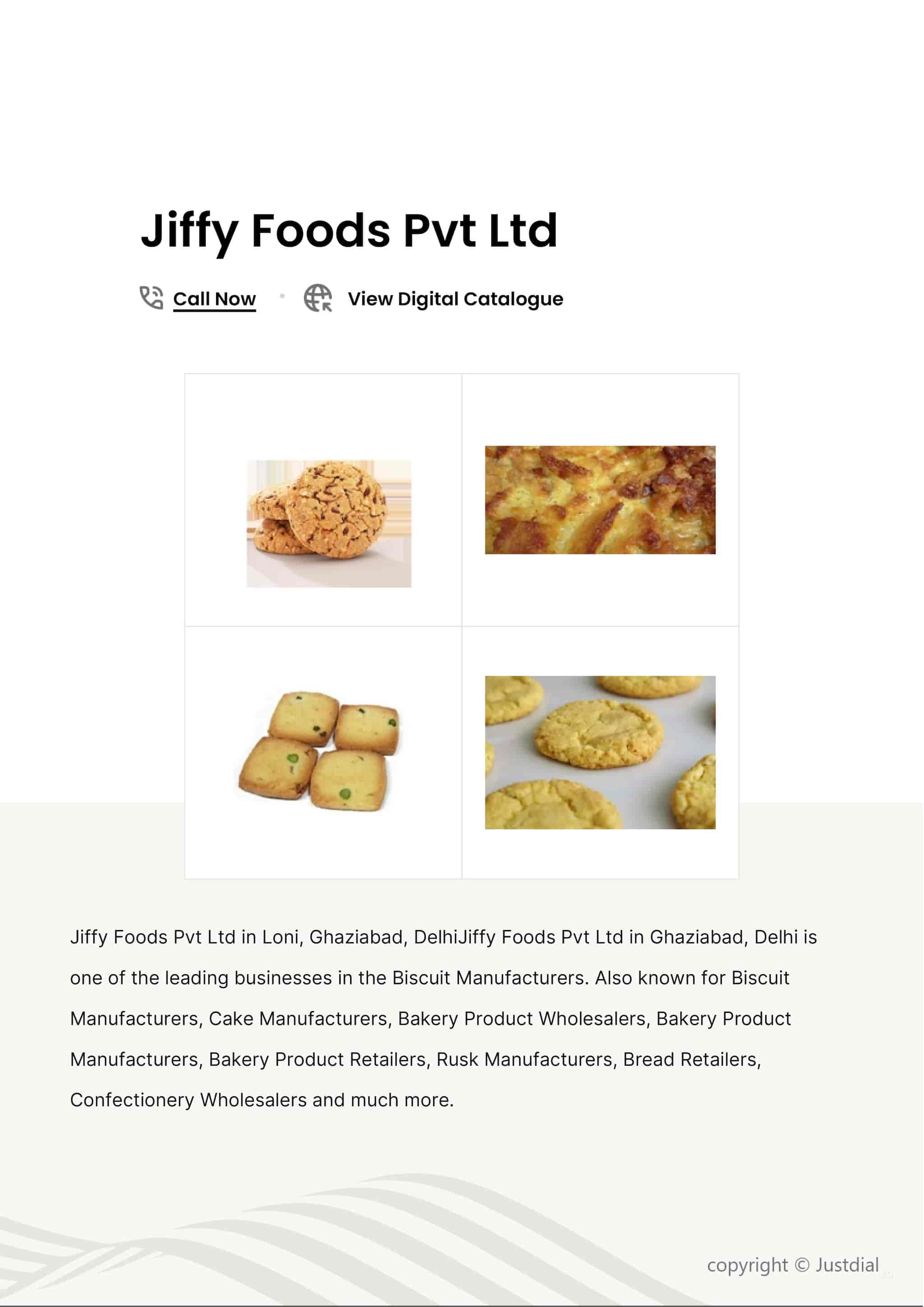 Milk Cookies in Ghaziabad at ₹ 180 Kg by Jiffy Foods Pvt Ltd