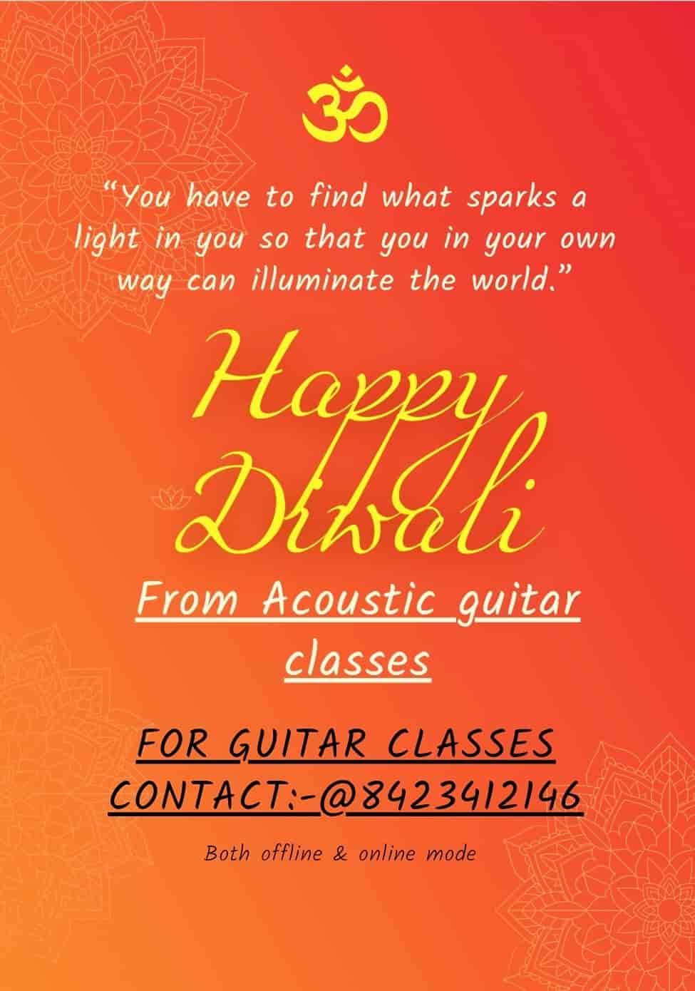 Acoustic Guitar Classes in Crossing Republik,Delhi Best Music Classes