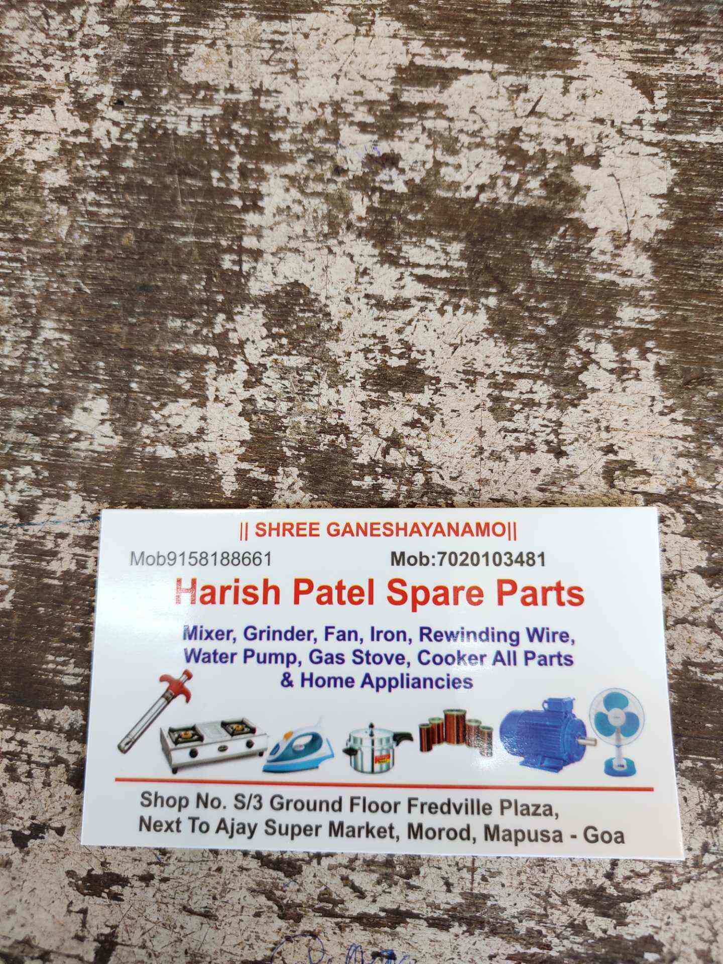 Harish Spare Parts Home Appliances Goa Reviewmotors.co