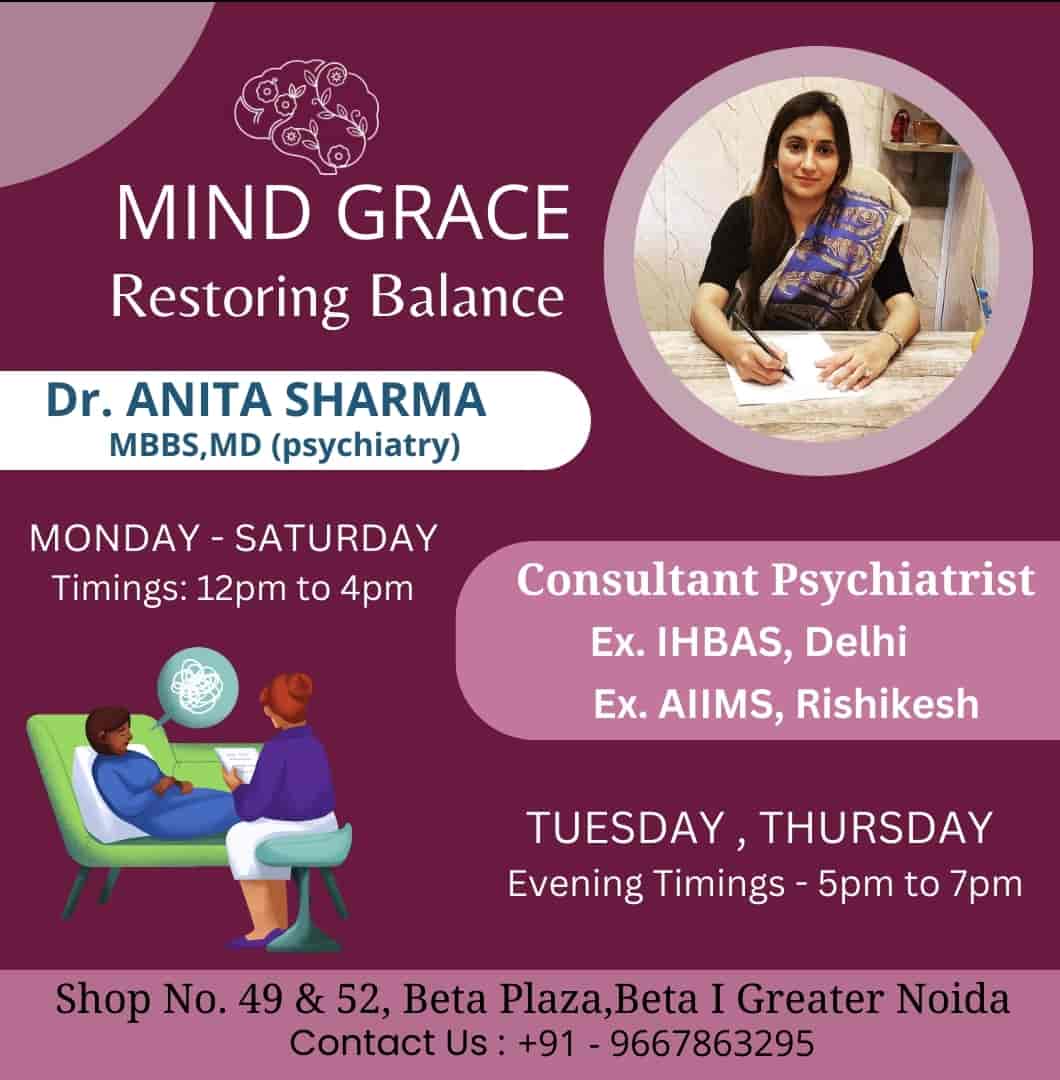 Top Psychiatrists in Knowledge Park 3Greater Noida, Delhi Best
