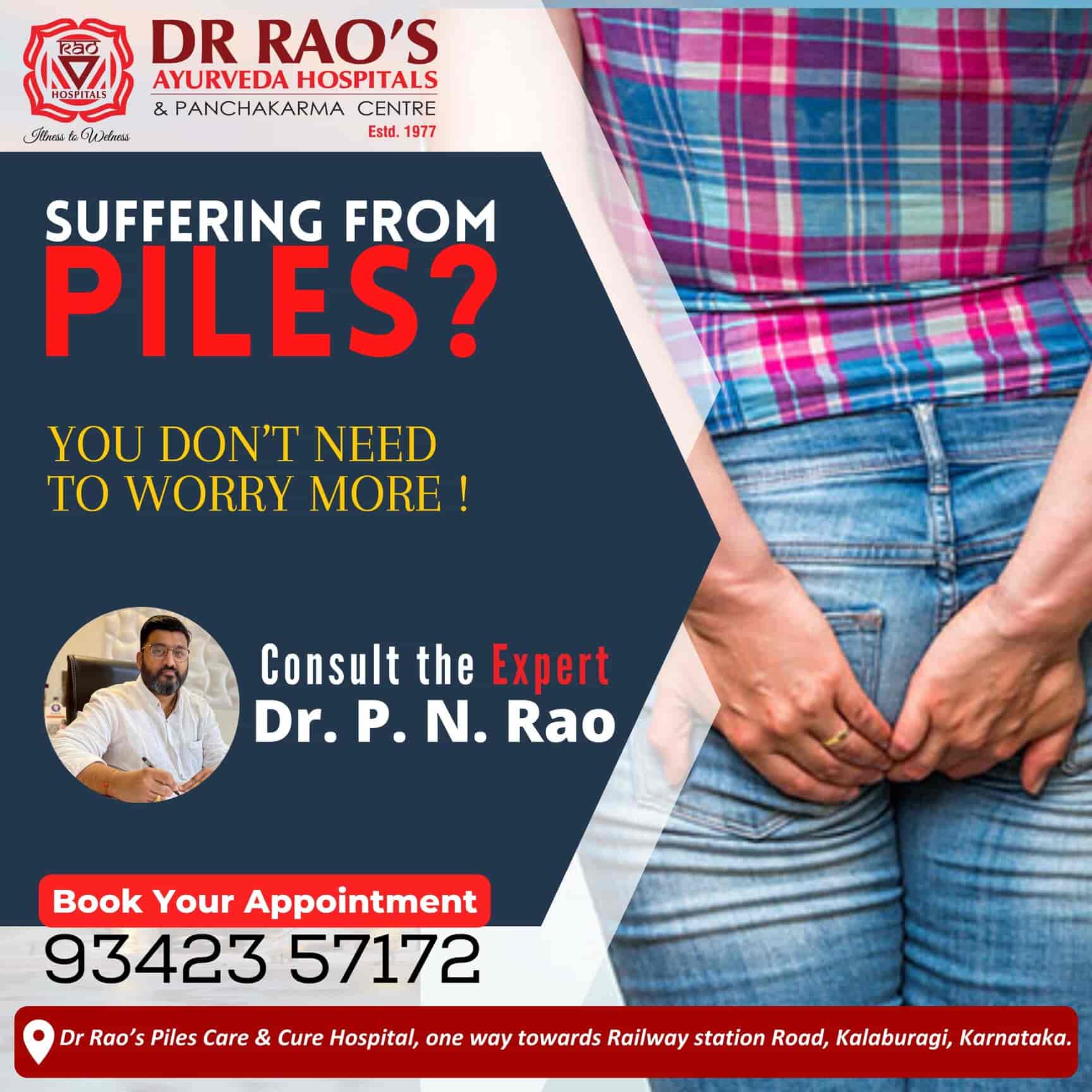 Dr Rao's Piles Care and Cure Hospital in Station Bazar,Gulbarga Best