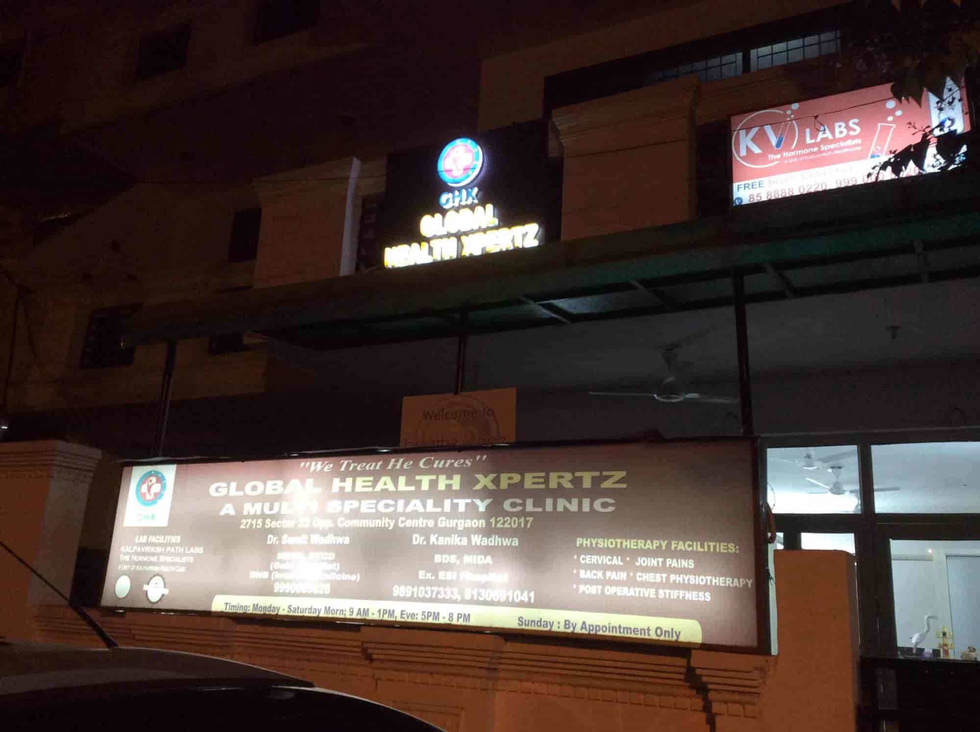 Dr. Kanika Wadhwa (Global Health Xpertz) in Gurgaon Sector 23a,Delhi Best Endodontist Doctors