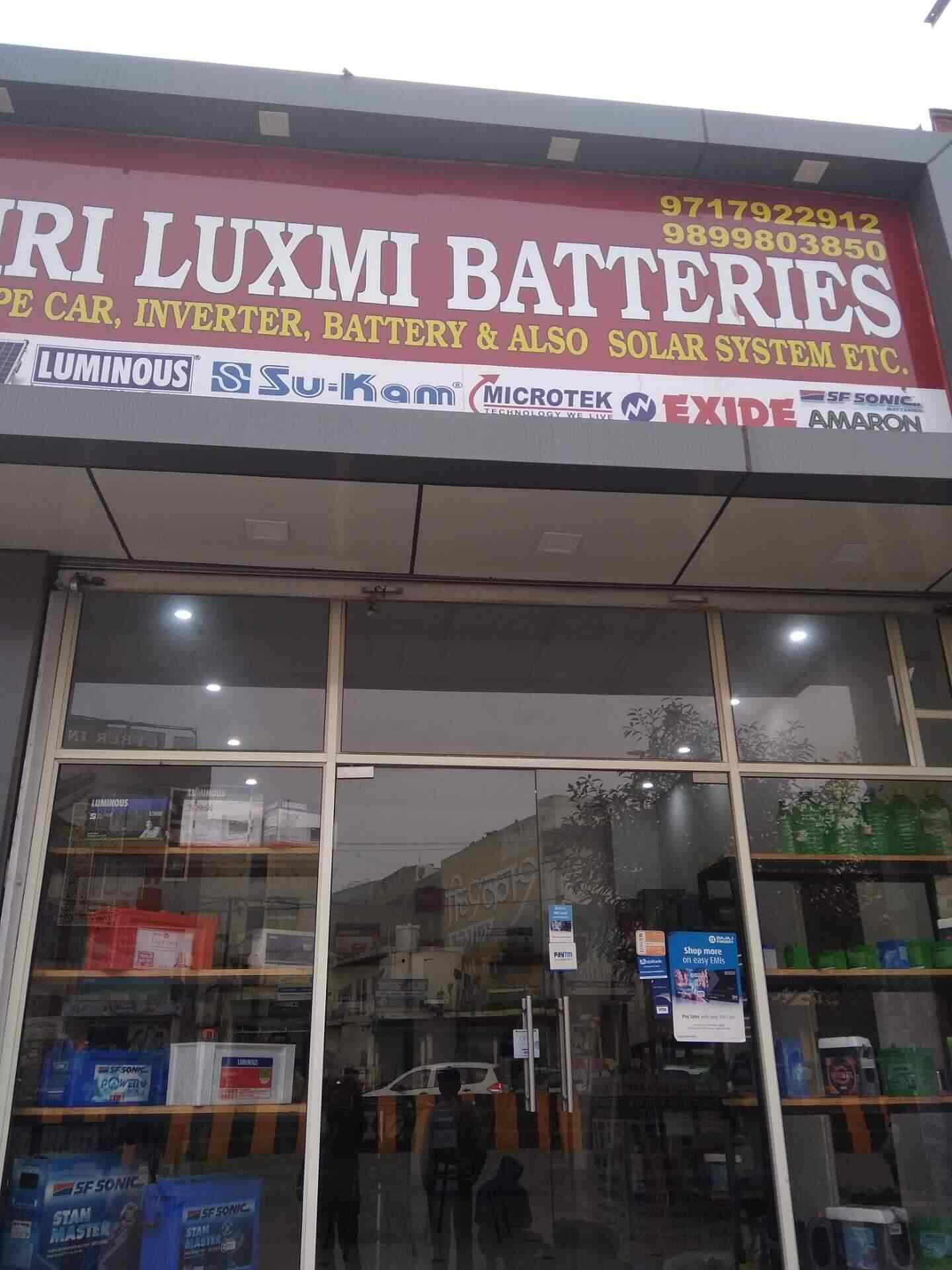 Shri Luxmi Batteries, Gurgaon Sector 12 Car Battery Dealers in