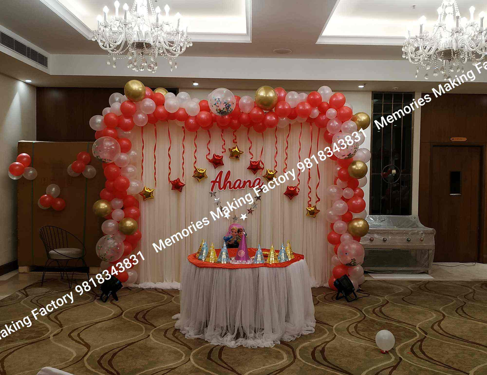 Memories Making Factory (Party Planner), Gurgaon Balloon Decorators