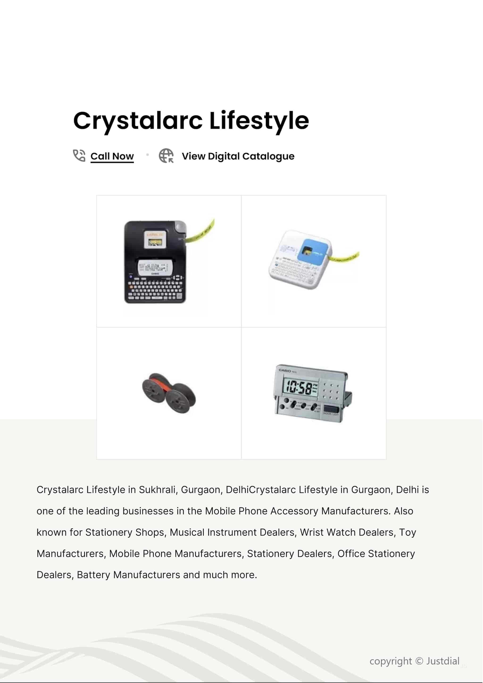 Crystalarc lifestyle 2025