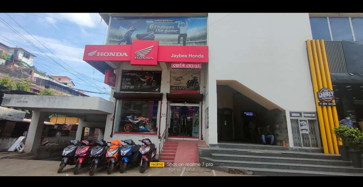 Jaybee Honda in G S Road,Guwahati Best Motorcycle Dealers in Guwahati