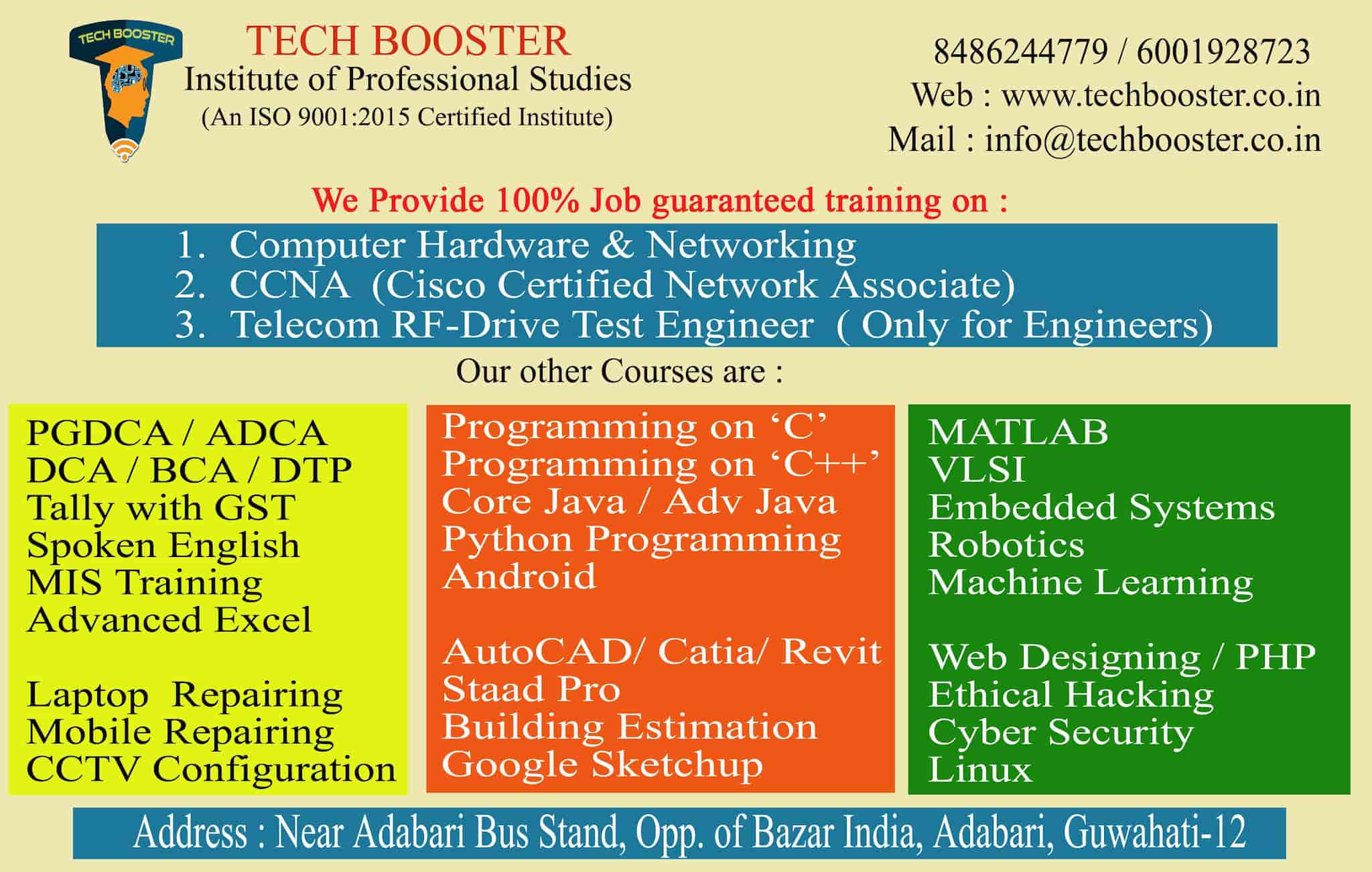 Top Computer Hardware Training Institutes near Guwahati Refinery