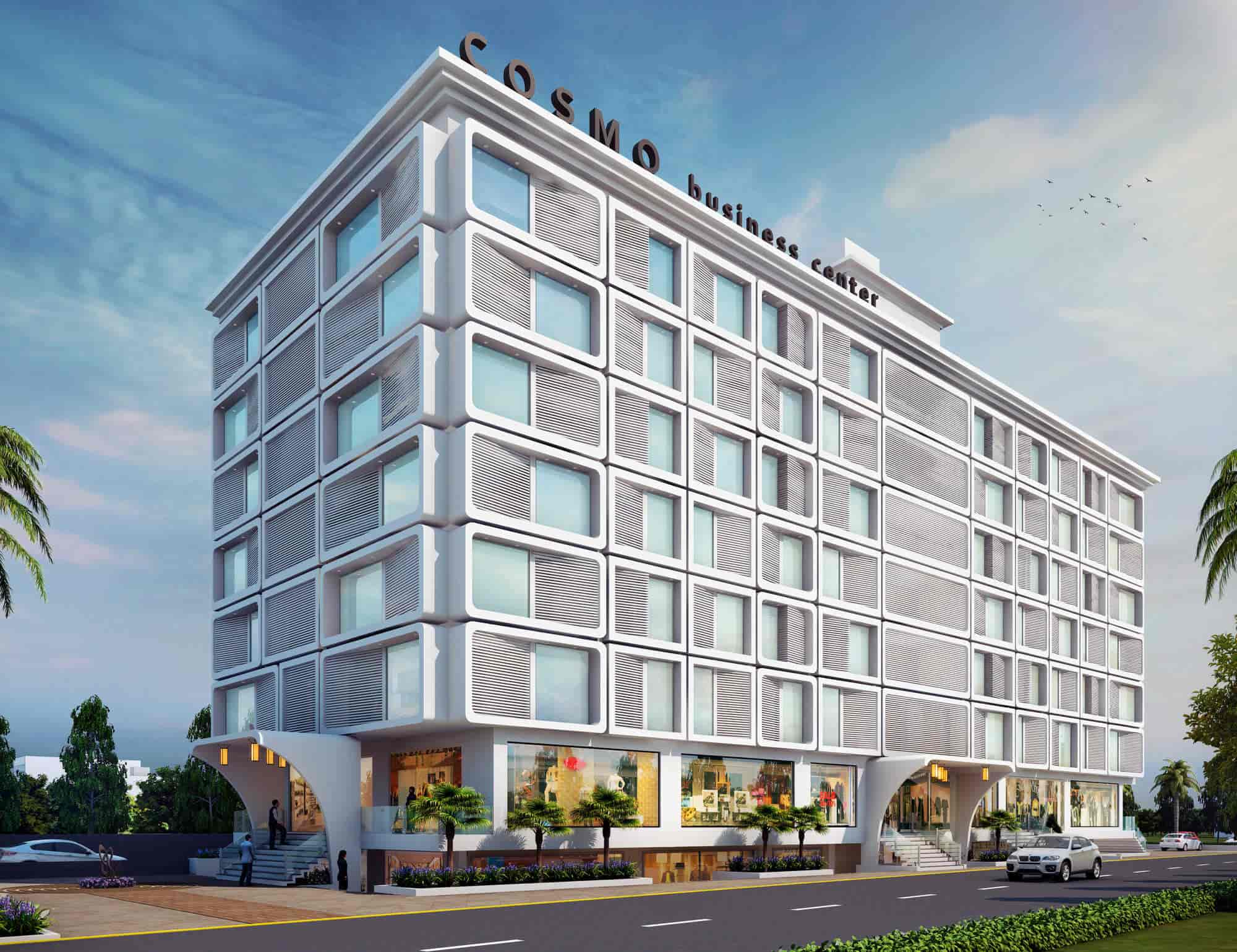 Cosmo Valley business and commercial real estate infrastructure towers inside City Centre Gwalior