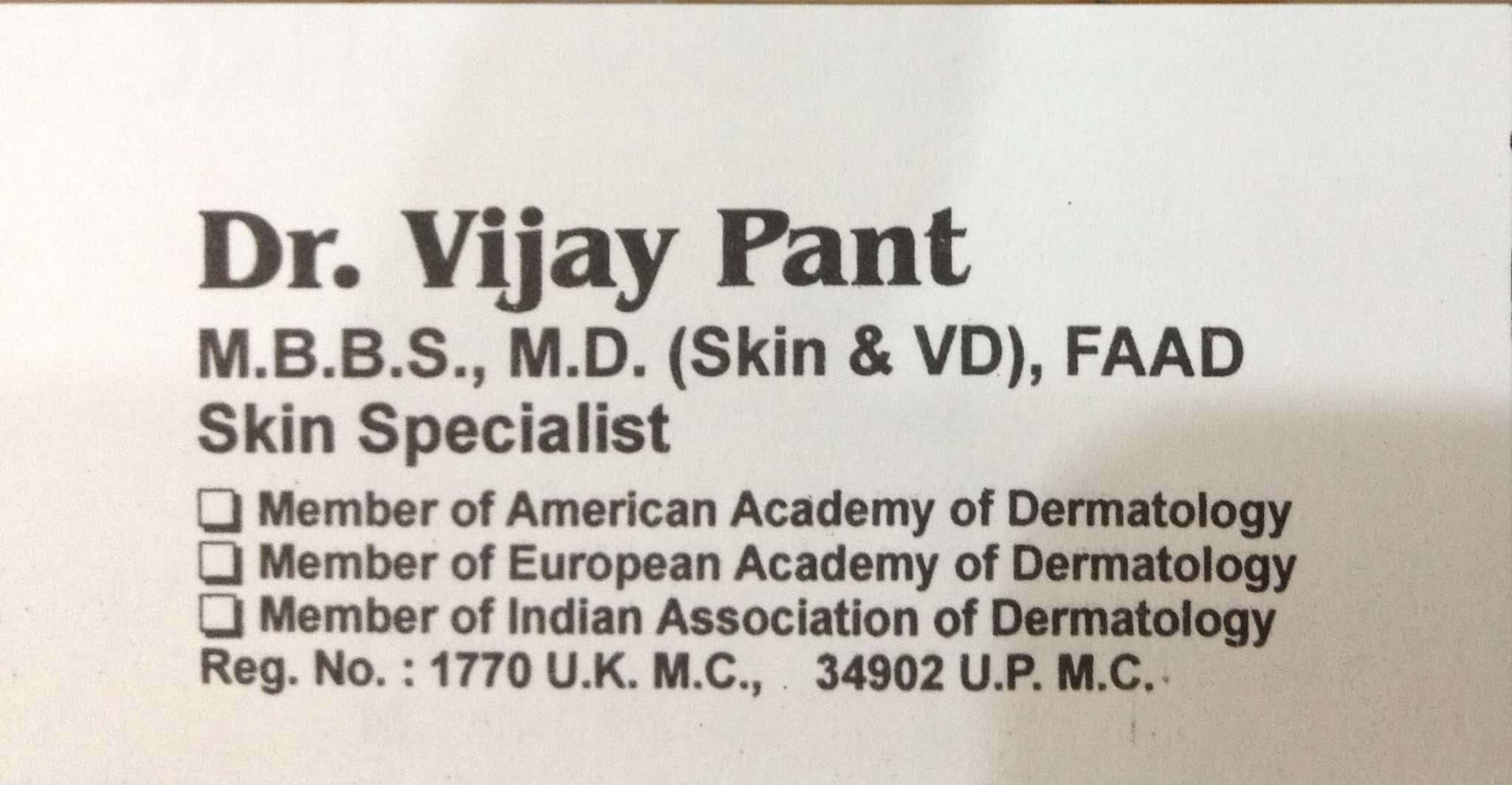 Dr. Vijay Kumar Pant in Kaladhungi Road,Haldwani Best Skin Care