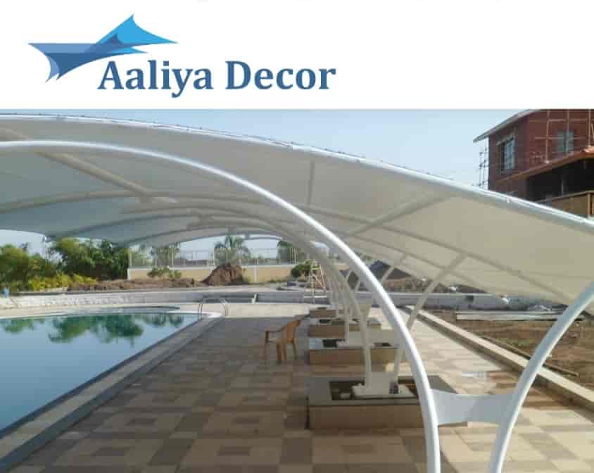 Tensile Fabric Structure With Lighting