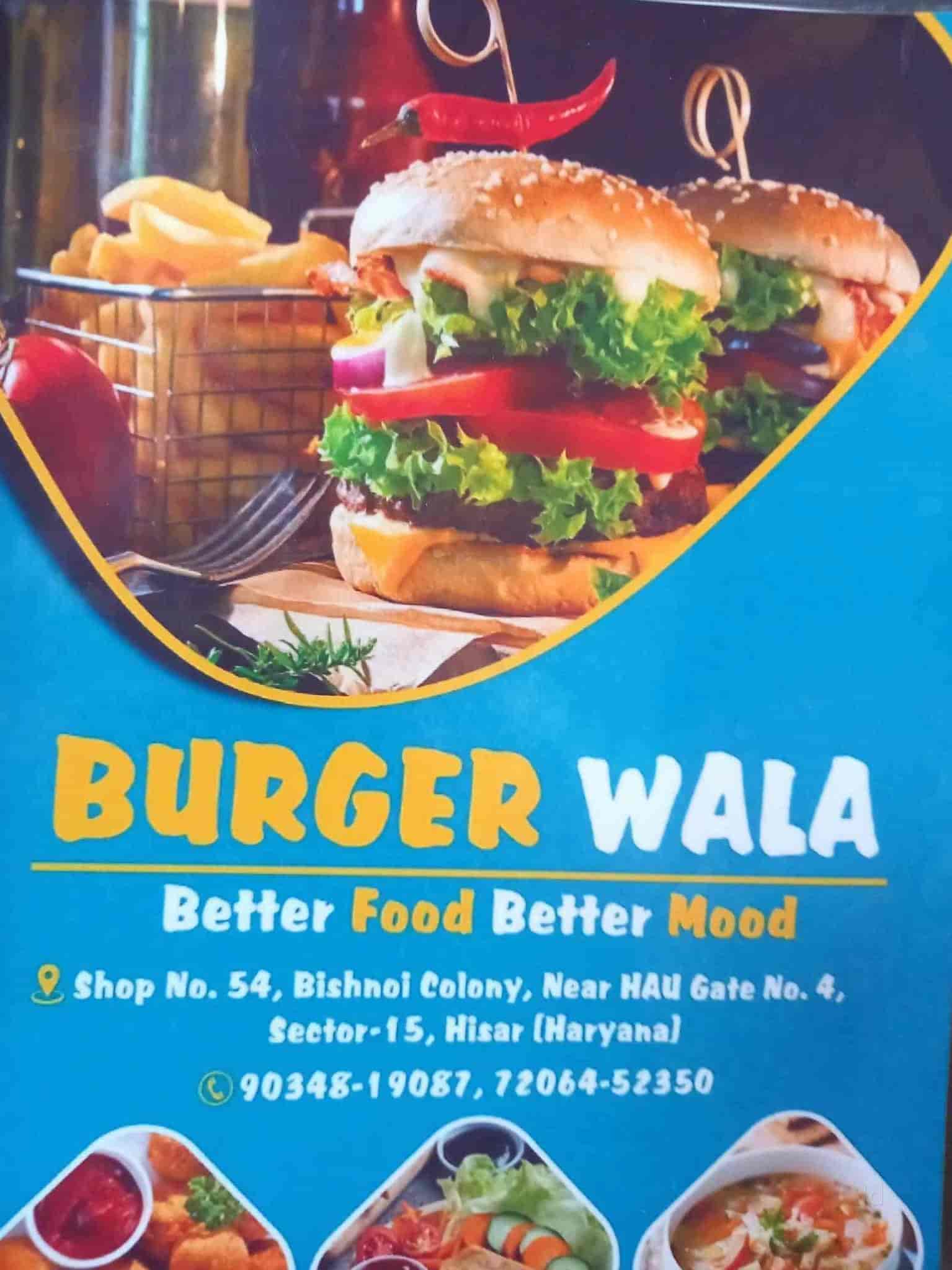 BURGER WALA in Bishnoi Colony,Hissar Best Pizza Outlets in Hissar
