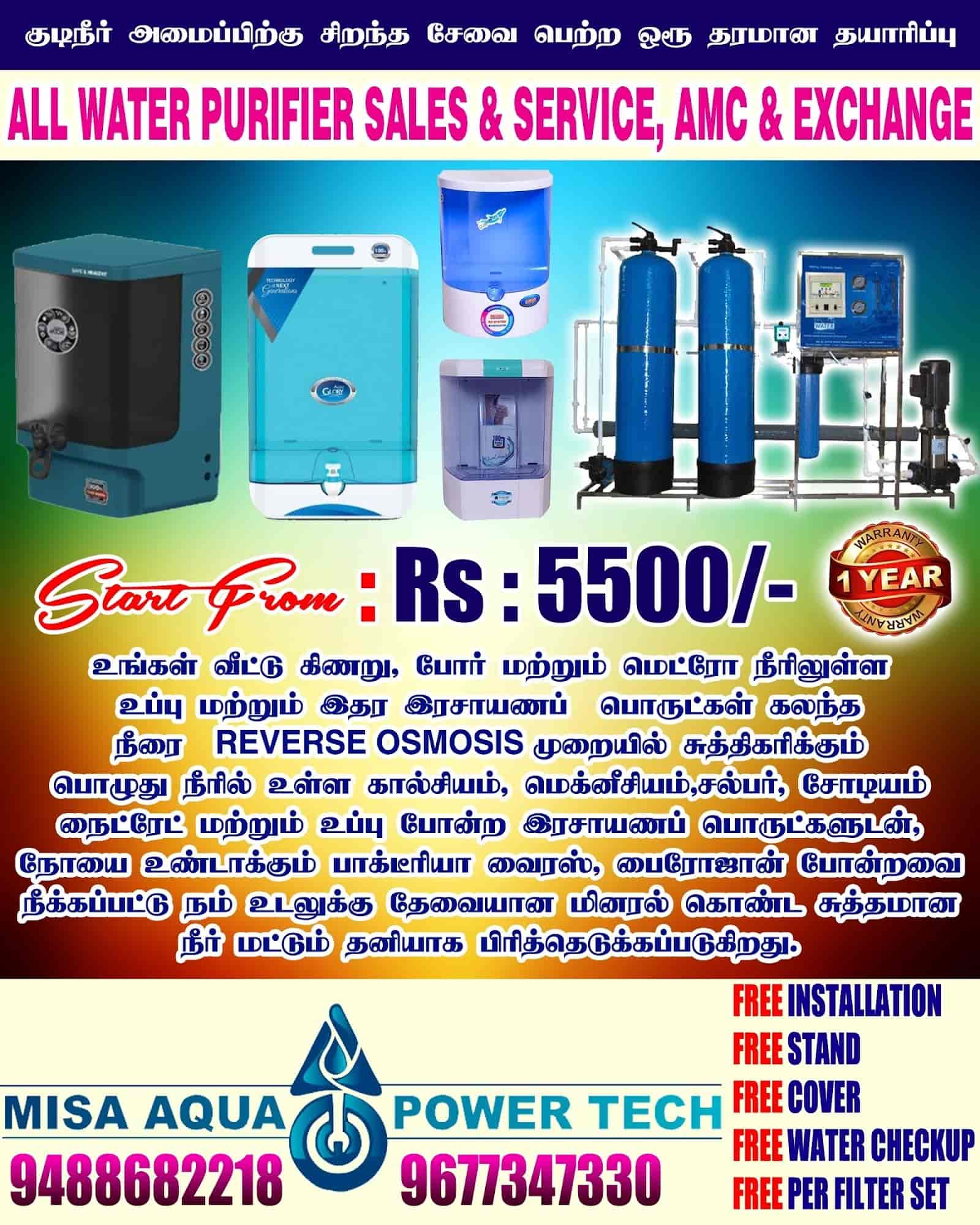 Catalogue Misa Aqua Power Tech in Jai Nagar , Hosur Justdial