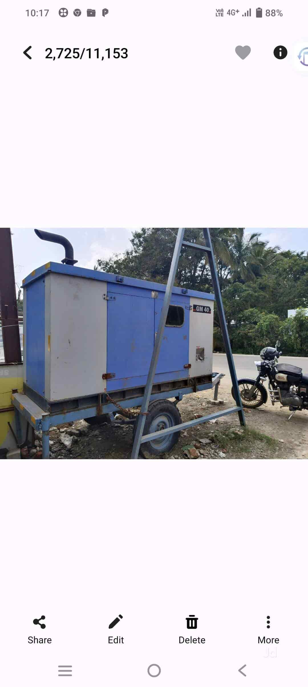 Diesel Generators On Hire in Hosur डीजल गेनेटर्स ऑन रेंट, होसुर Best Diesel Generator For