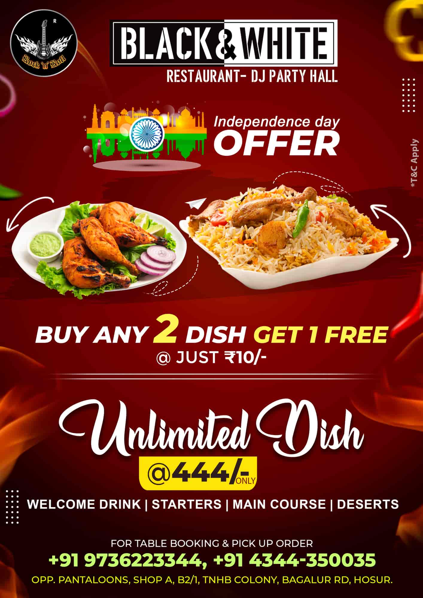 Rock N Roll in Kamaraj Colony,Hosur Best Restaurants in Hosur Justdial