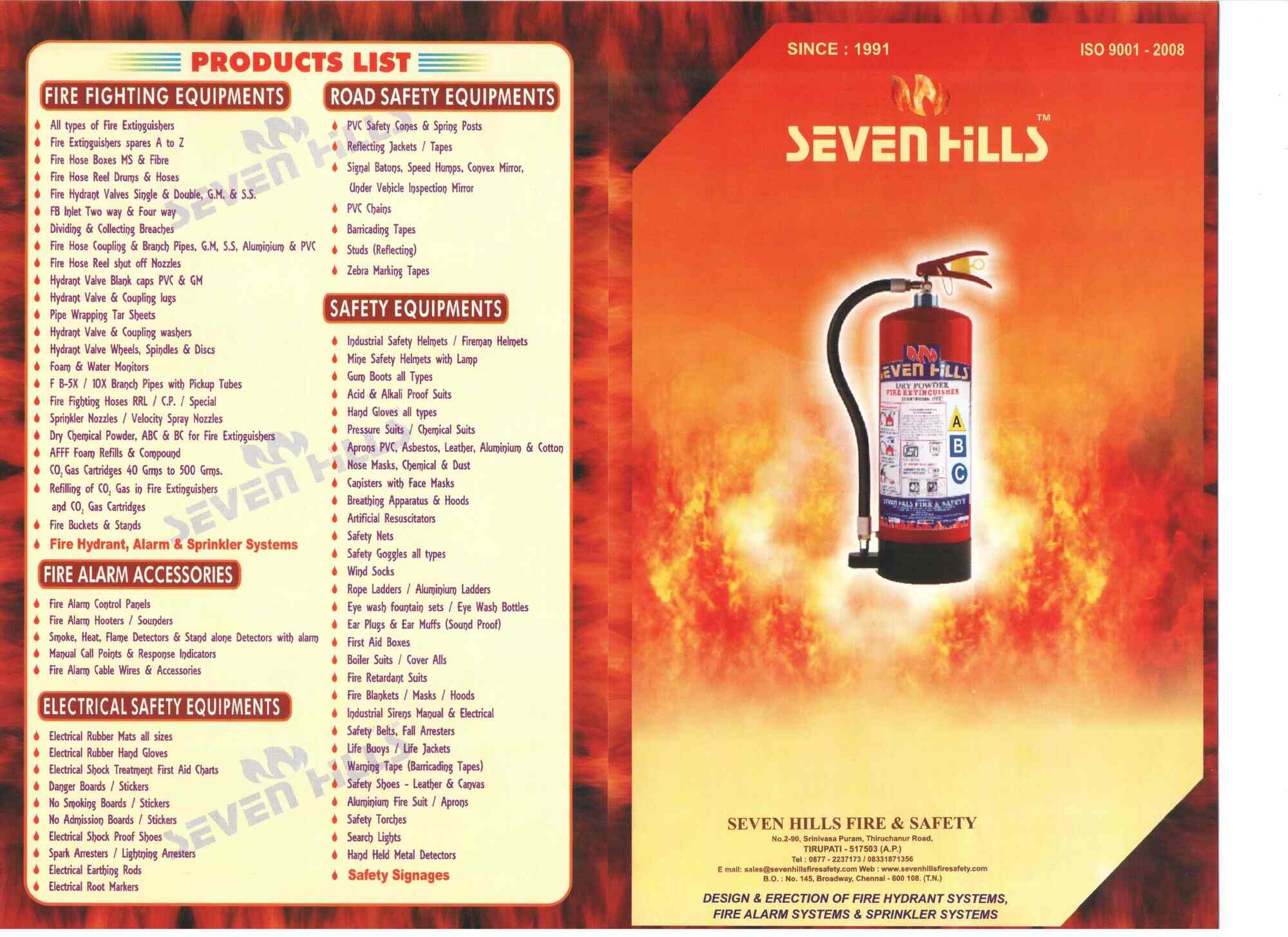 Top Fire Safety Equipment Dealers in KHB Colony Bidar Best Fire