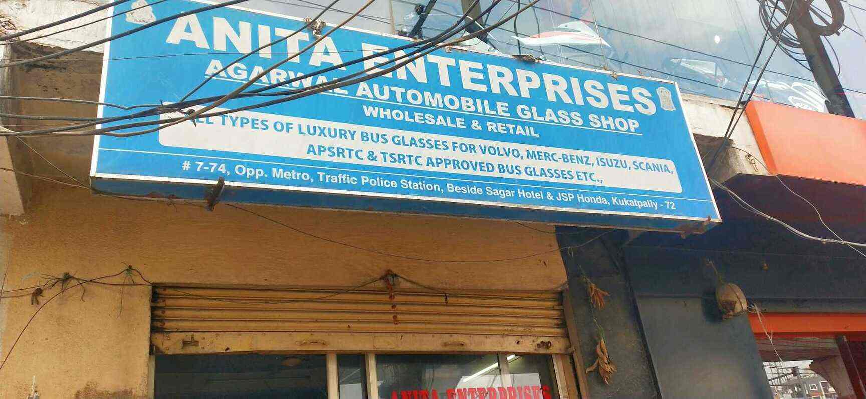 Anitha Enterprise in Kukatpally,Hyderabad Best Car Glass Dealers in