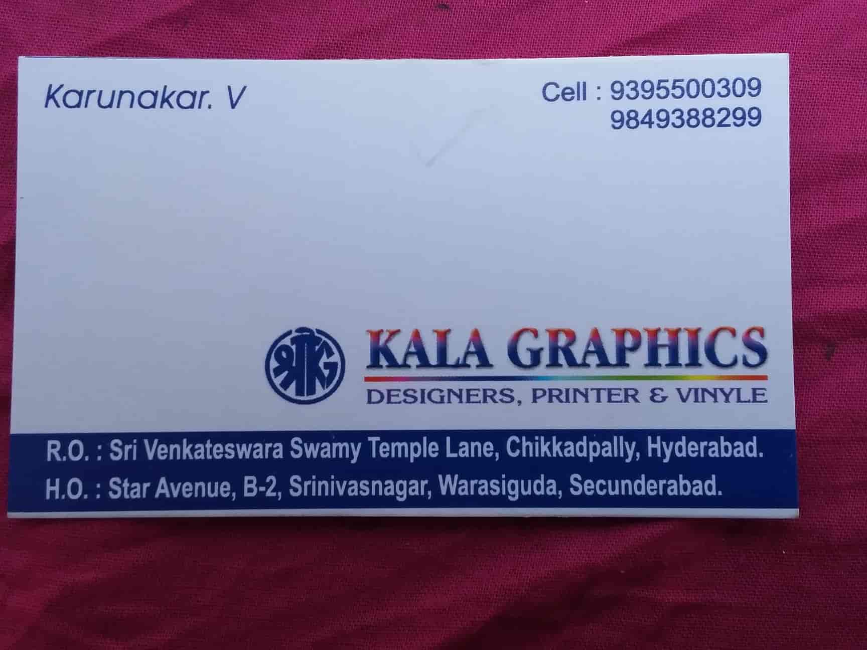 Kala Graphics in Chikkadpally,Hyderabad Best Offset Printers in