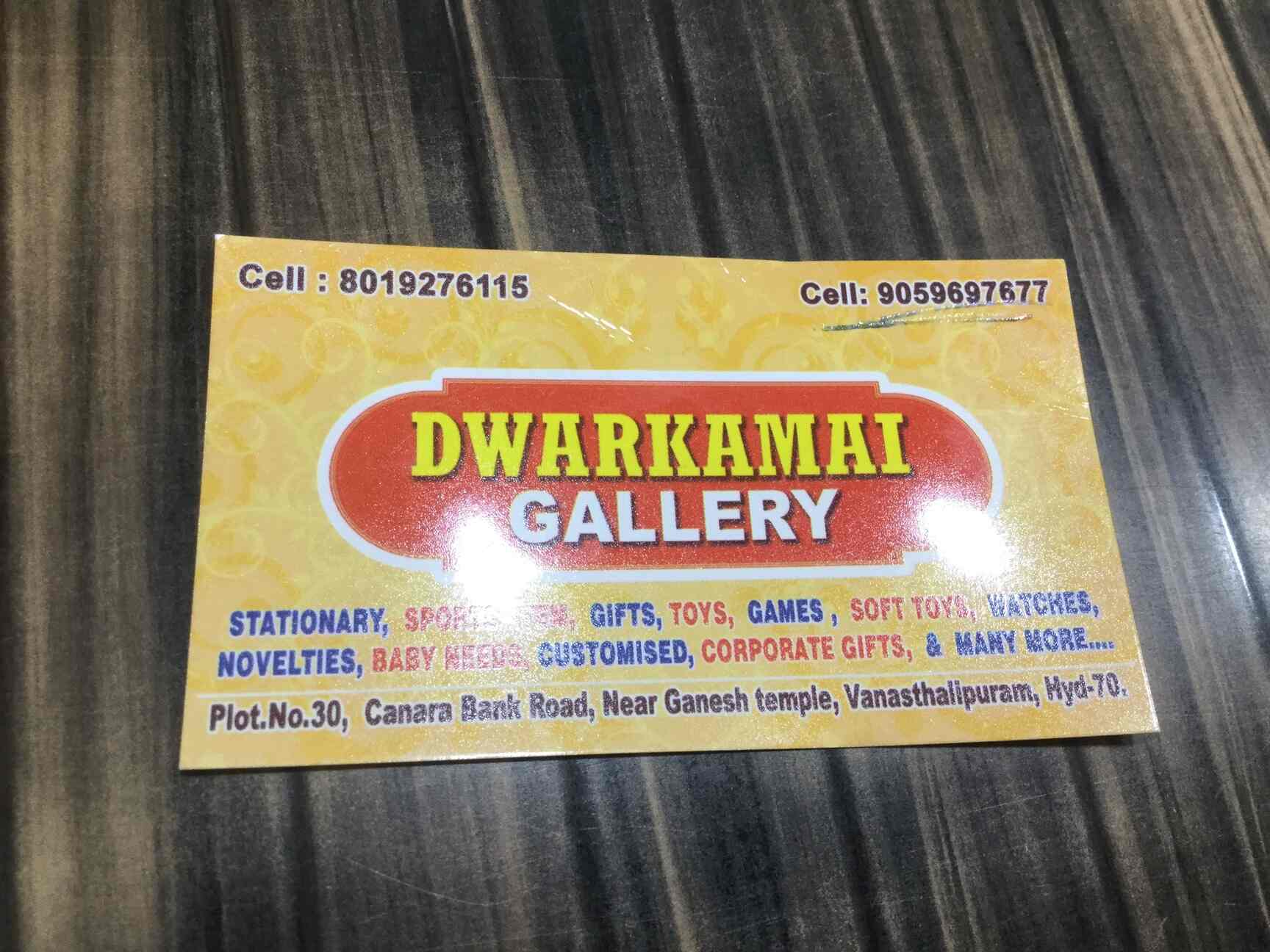 Dwarkamai Gallery in Vanasthalipuram,Hyderabad Best Personalized Gift