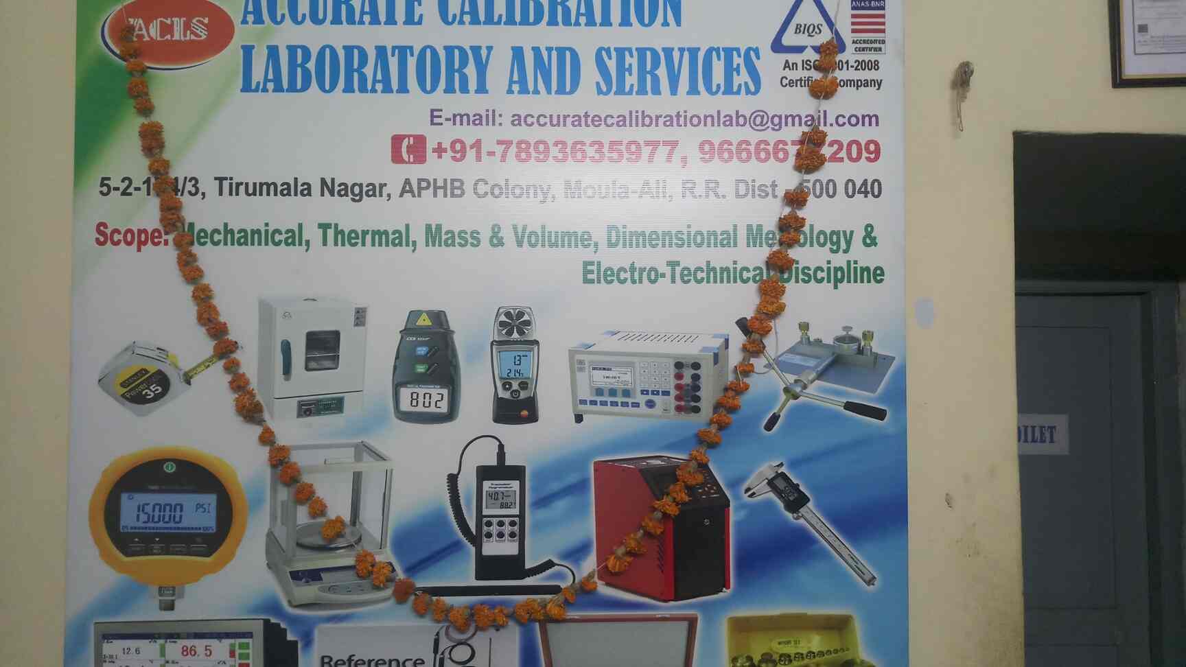 Accurate Calibration Laboratory & Services, Moula Ali Calibration