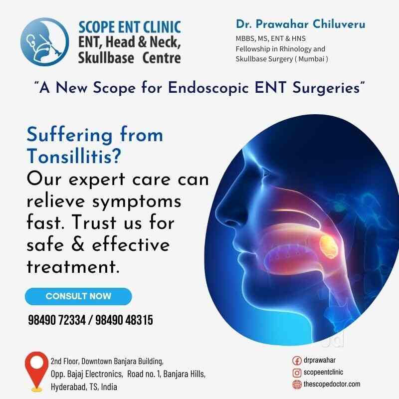 Top ENT Hospitals in Dharam Karam RoadAmeerpet, Hyderabad Best ENT