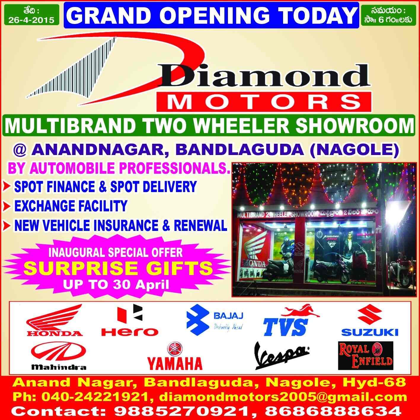 Diamond Motors Photos, Nagole, Hyderabad Pictures & Images Gallery Justdial
