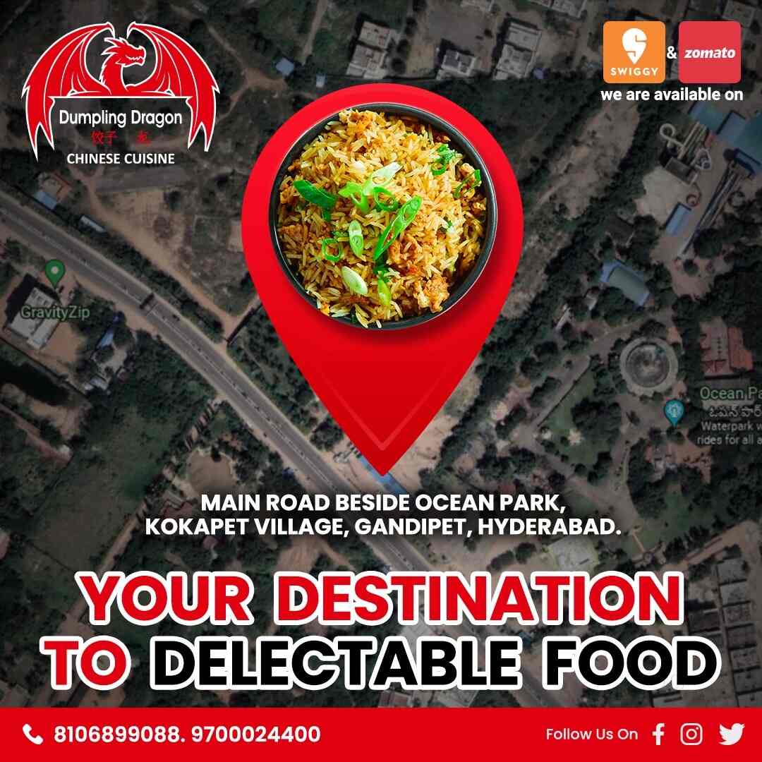 Dumpling Dragon in Beside Ocean Park,Gandipet,Hyderabad Best Chinese Restaurants in Hyderabad