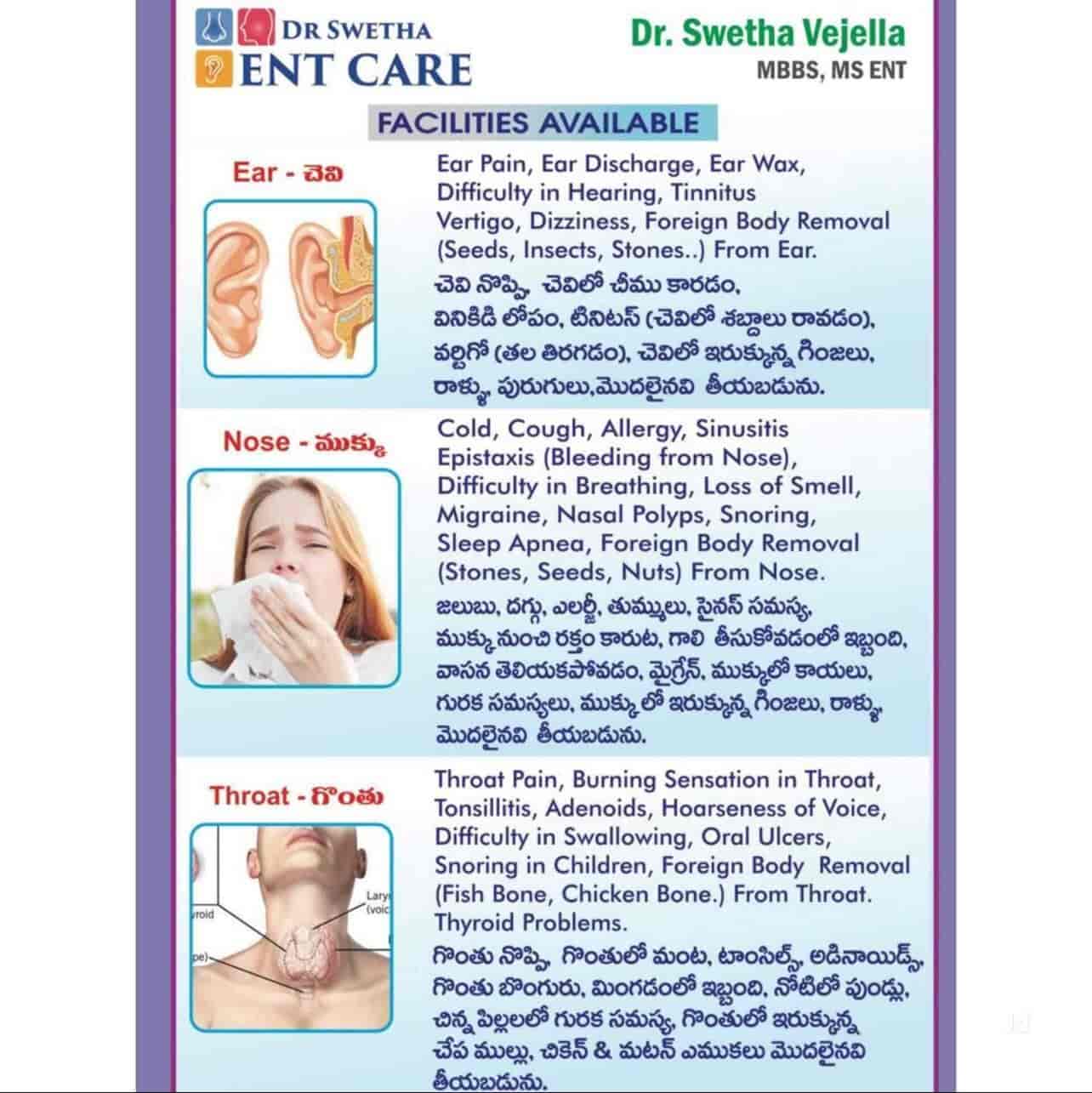 Top ENT Hospitals in Vasanth NagarKukatpally, Hyderabad Best ENT