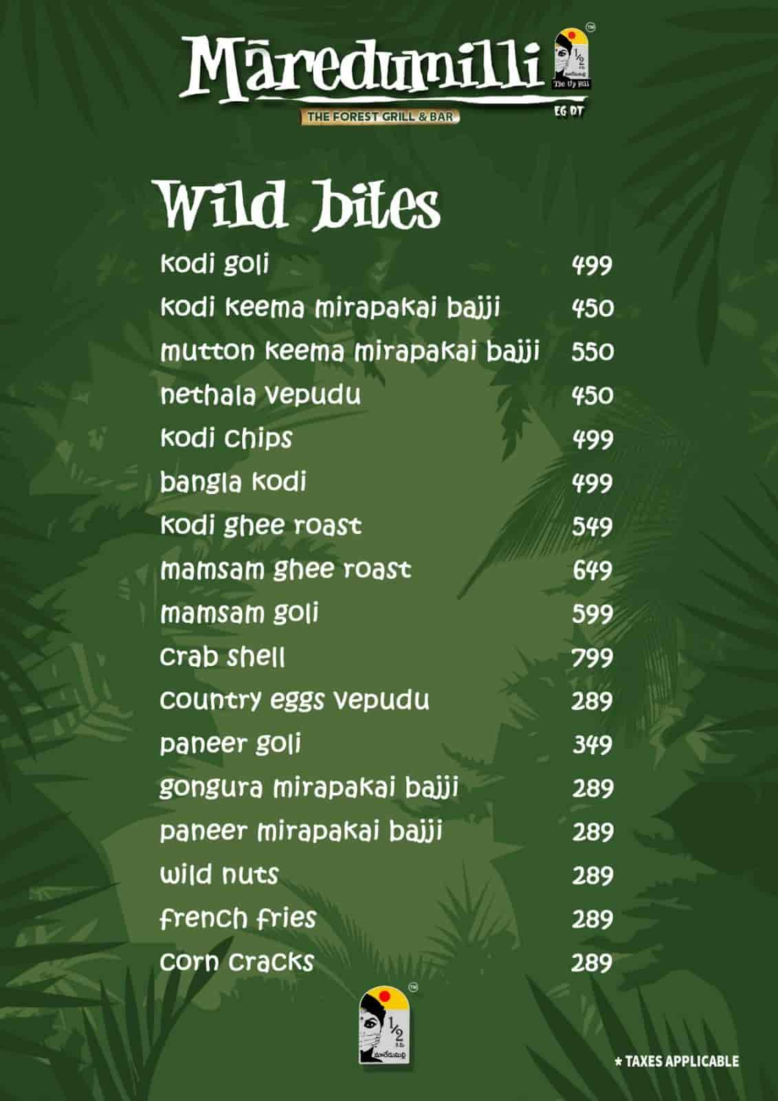 Maredumilli The Forest Grill & Bar in Gachibowli,Hyderabad Best