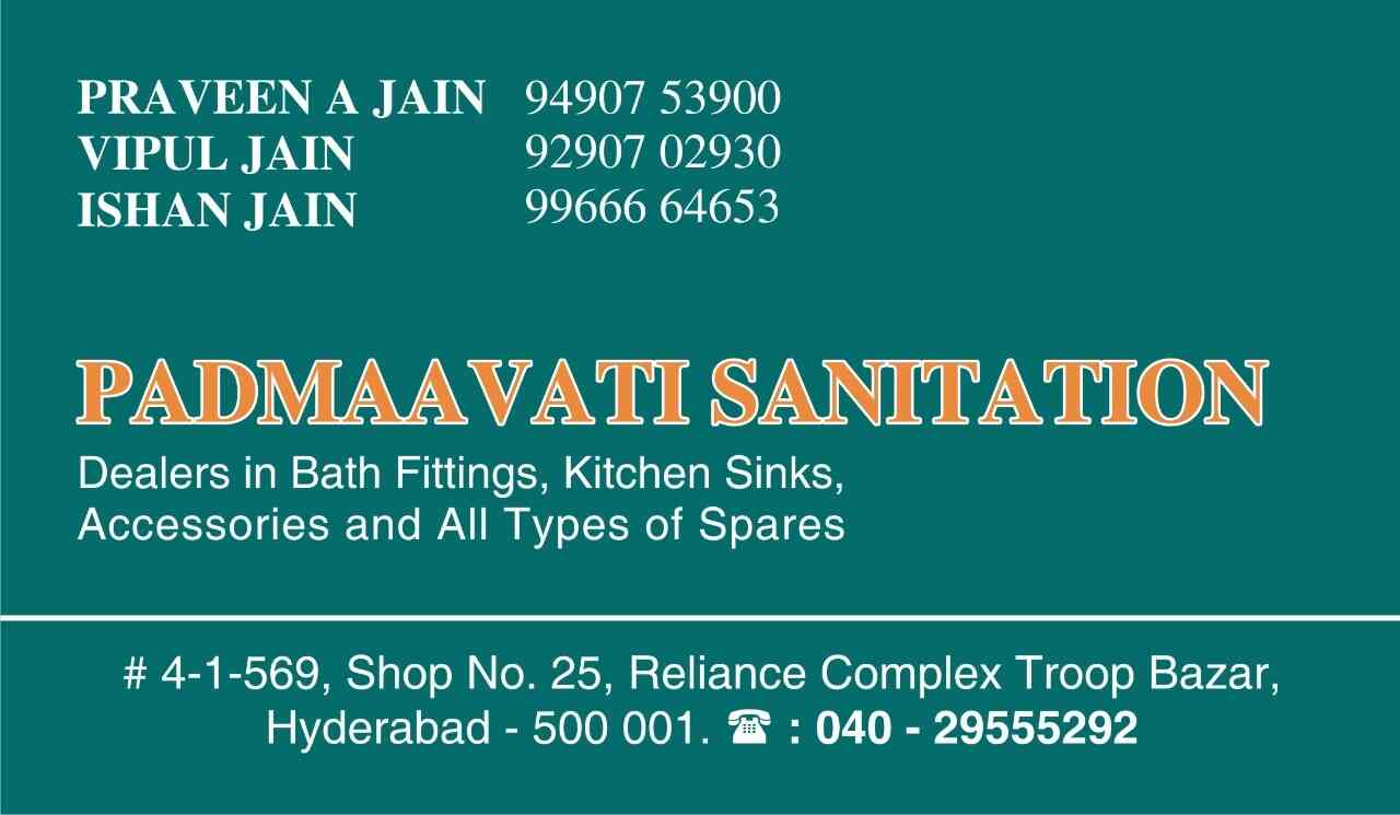 Padmaavati Sanitation Wholesaler from Troop Bazar, Hyderabad, India