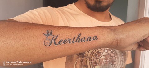 Artist Kushal Bane 8286726646 Tattoo lettering Le tattoo Name tattoo